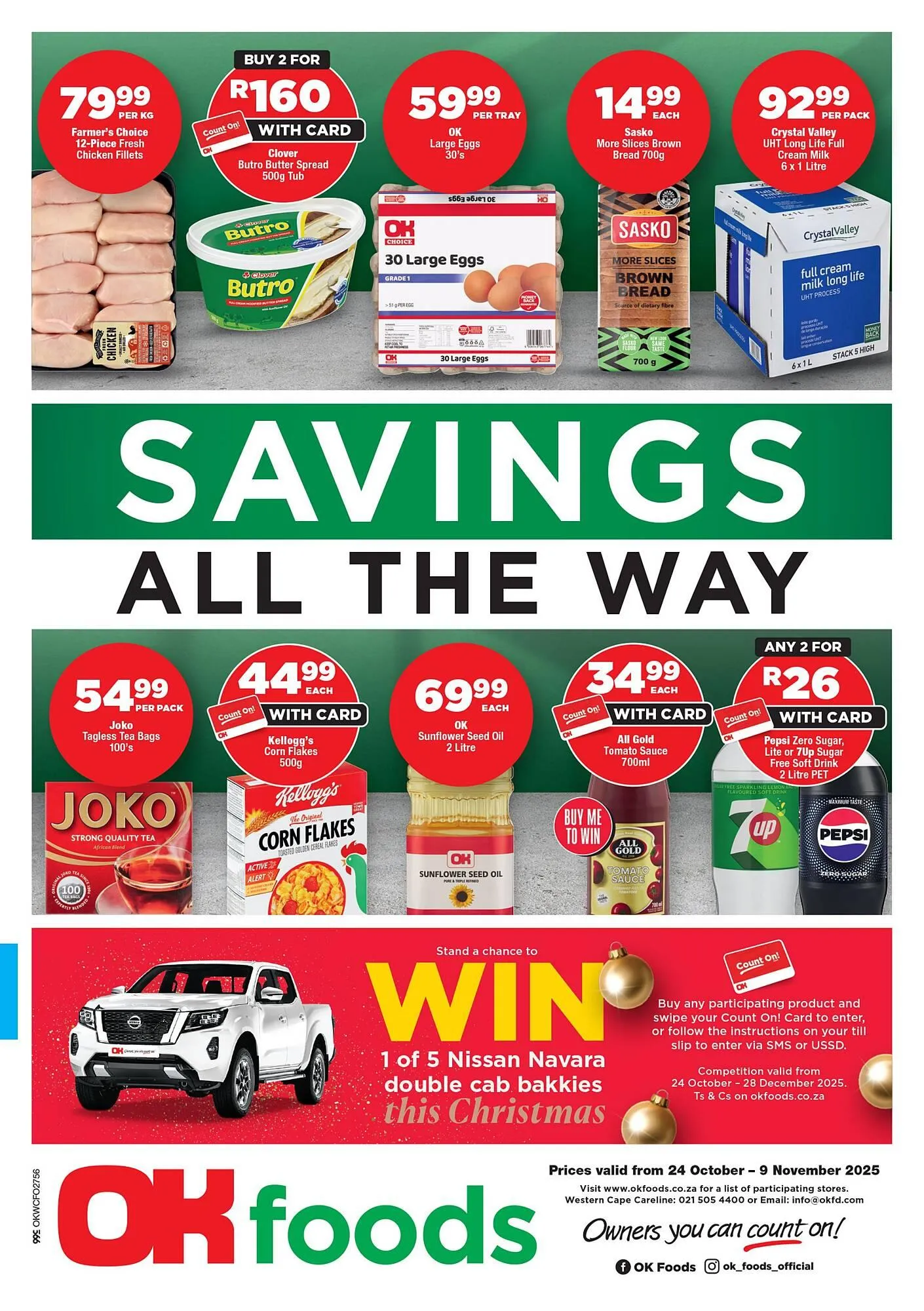 OK Foods catalogue from 24 October to 9 November 2025 - Catalogue Page 1