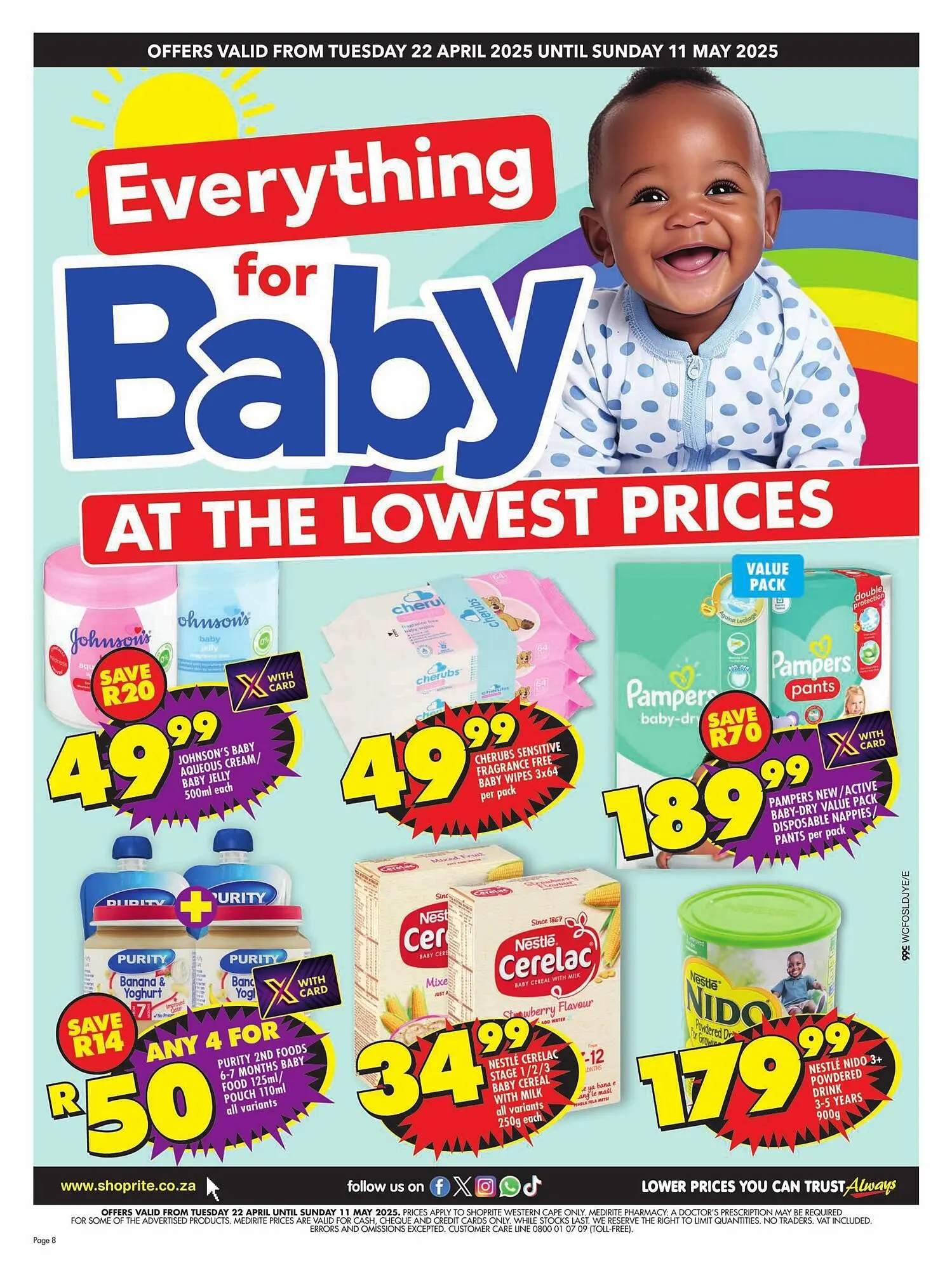 Shoprite catalogue from 22 April to 11 May 2025 - Catalogue Page 1