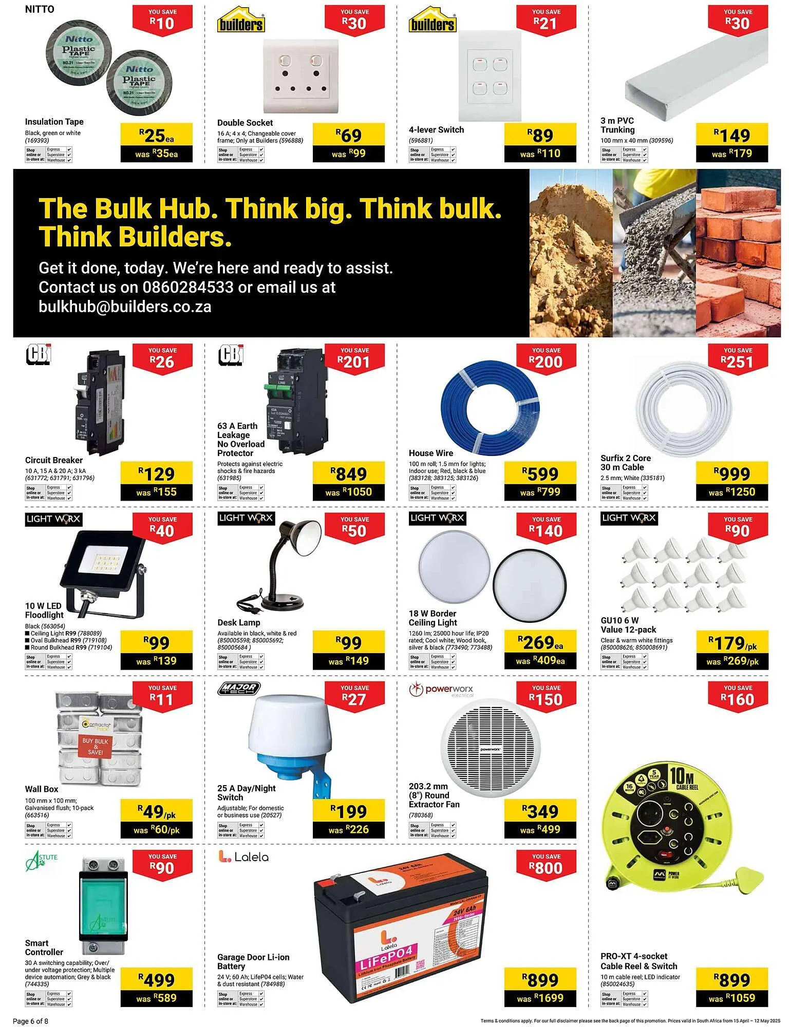 Builders Warehouse catalogue from 15 April to 12 May 2025 - Catalogue Page 5