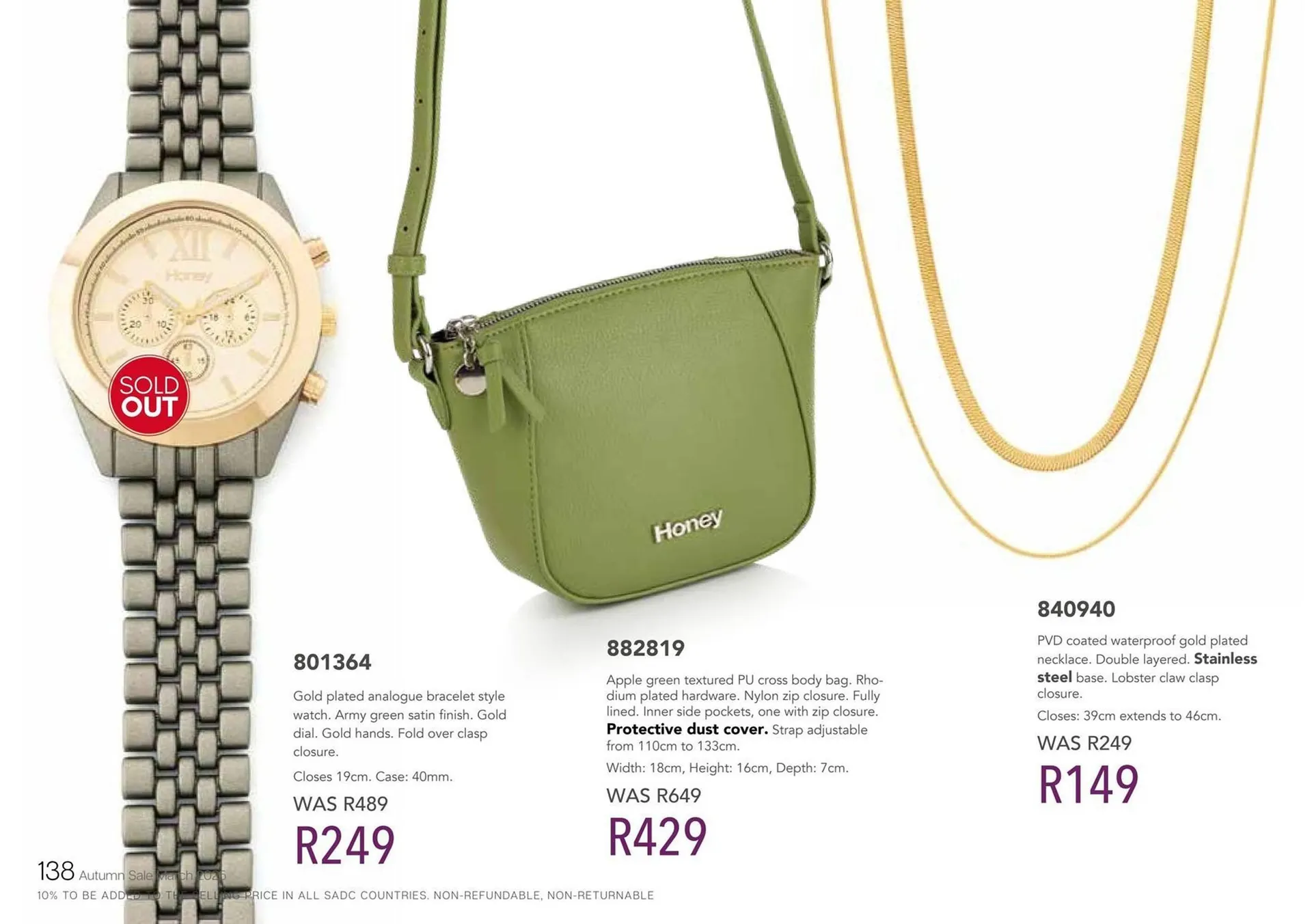 Honey Fashion Accessories catalogue from 2 July to 8 July 2025 - Catalogue Page 140