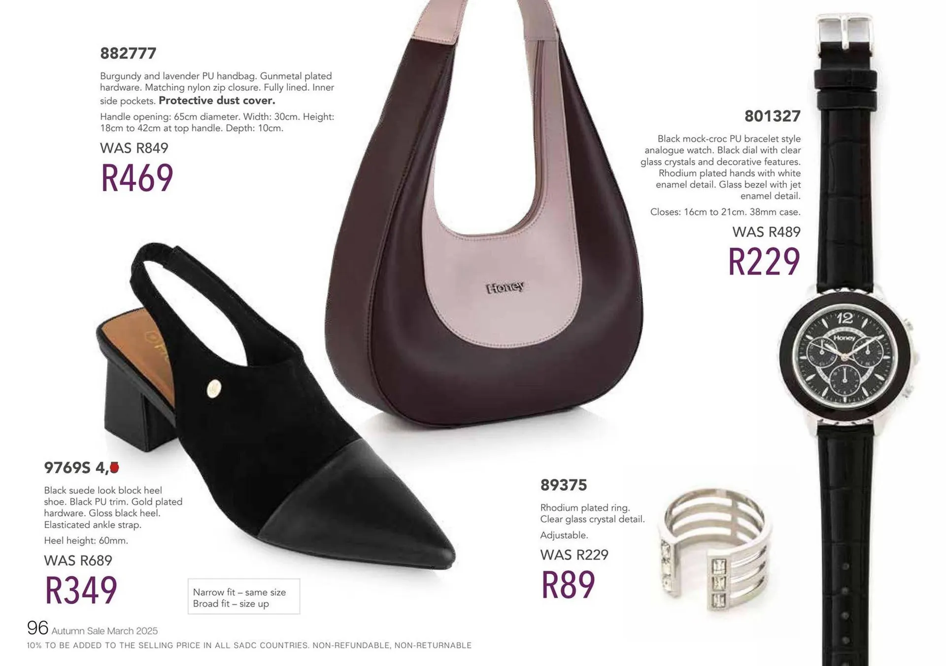 Honey Fashion Accessories catalogue from 6 June to 12 June 2025 - Catalogue Page 98