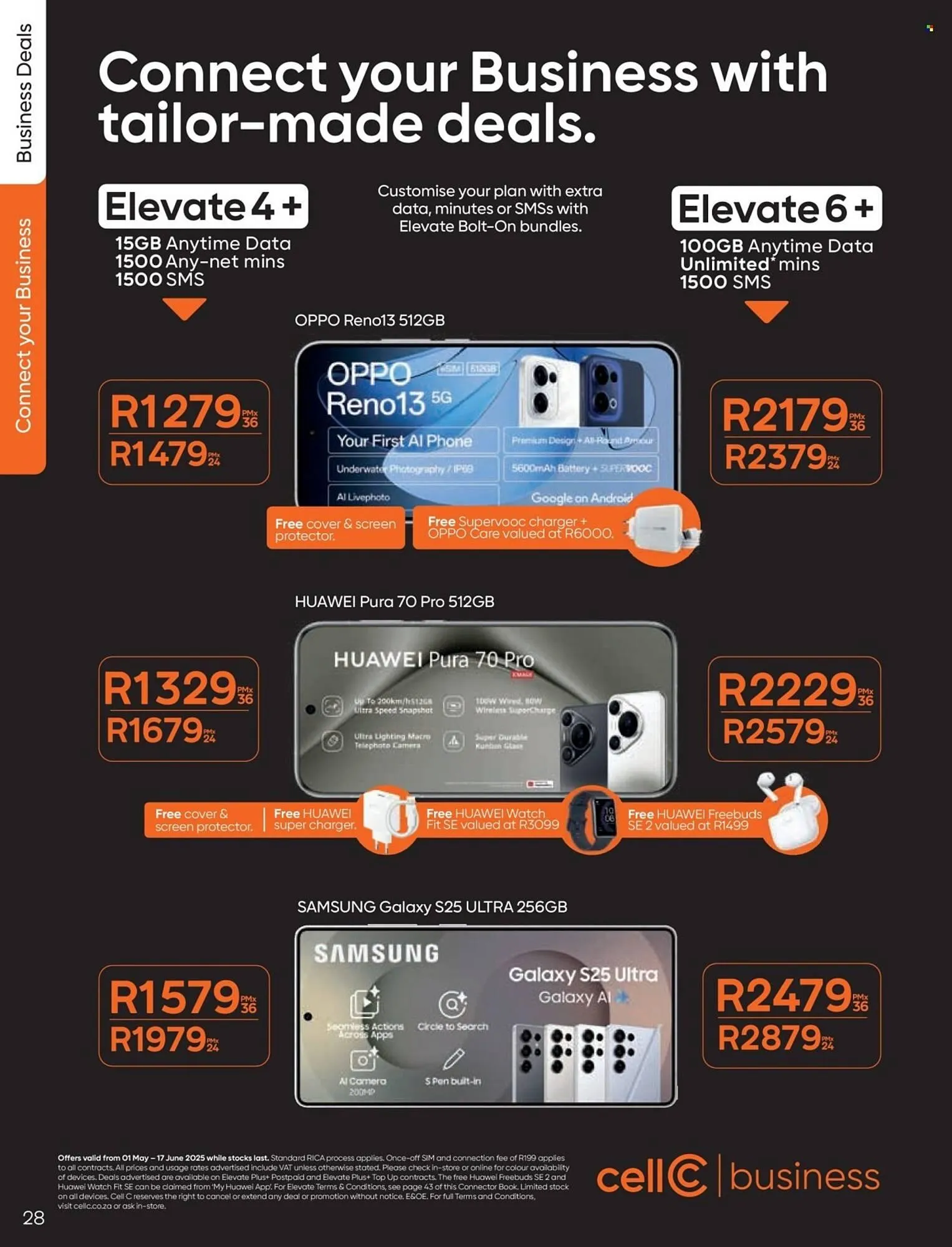 Cell C catalogue from 1 May to 17 June 2025 - Catalogue Page 28