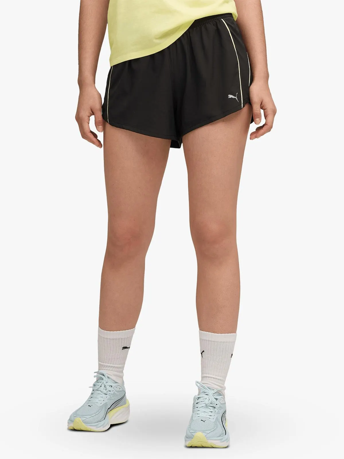 Puma Womens Velocity 3 Inch Black Running Shorts