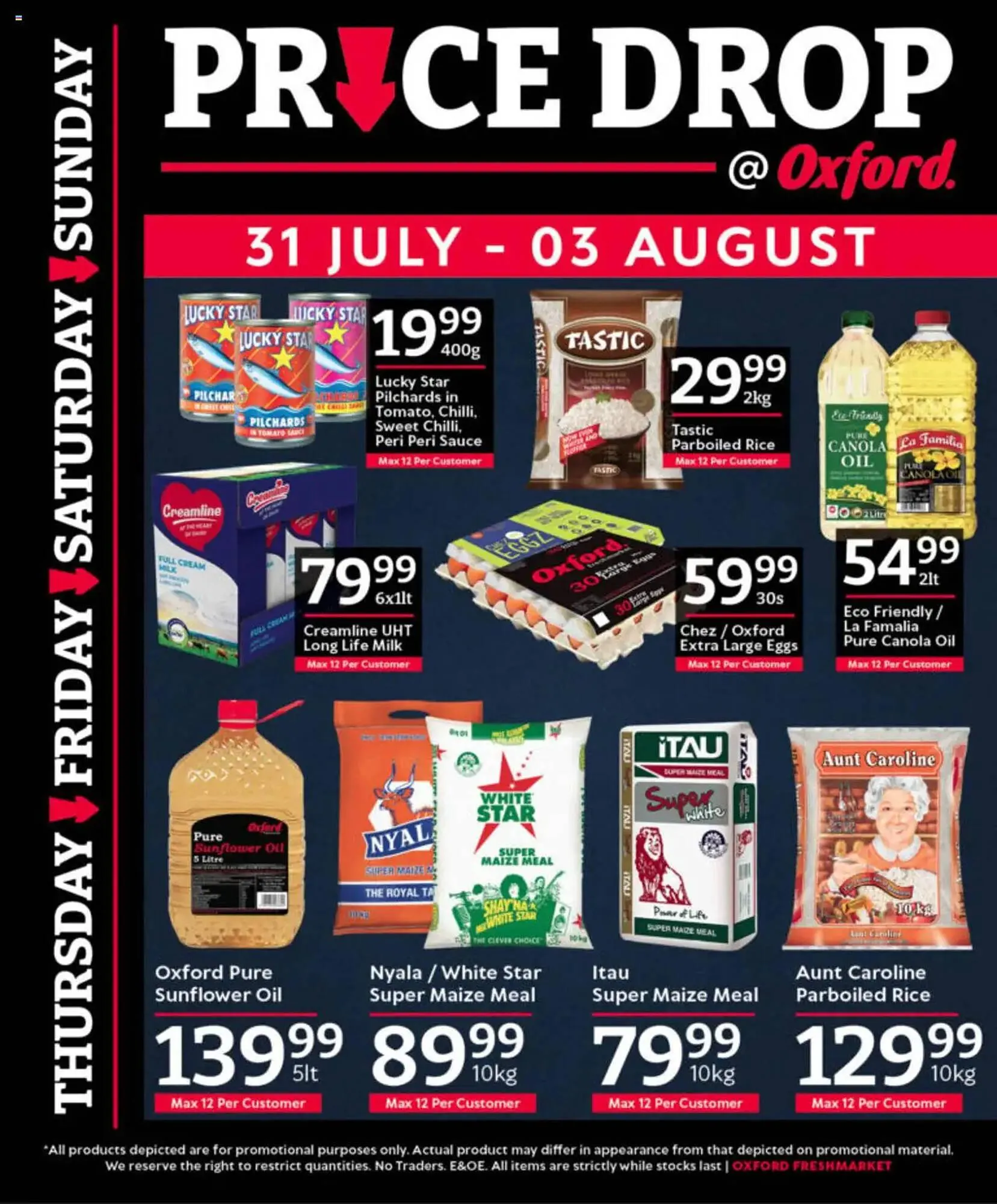 Oxford Freshmarket catalogue from 31 July to 3 August 2025 - Catalogue Page 1