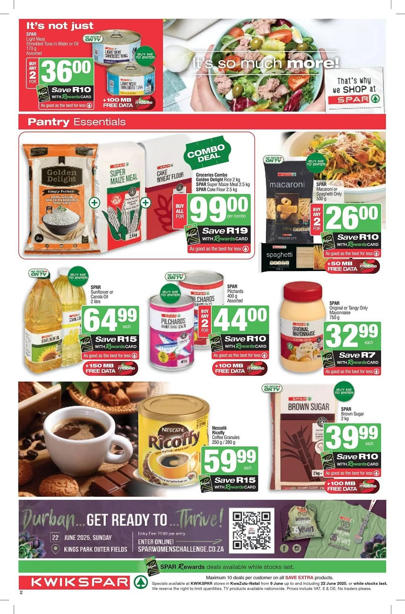 KwikSpar catalogue from 9 June to 22 June 2025 - Catalogue Page 2
