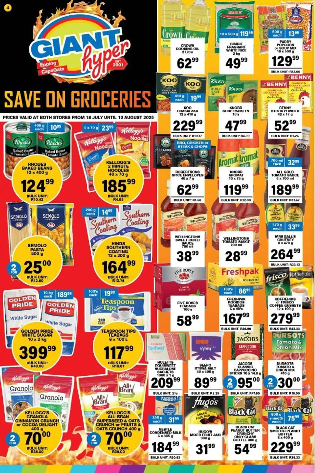 Giant Hyper catalogue from 18 July to 10 August 2025 - Catalogue Page 4