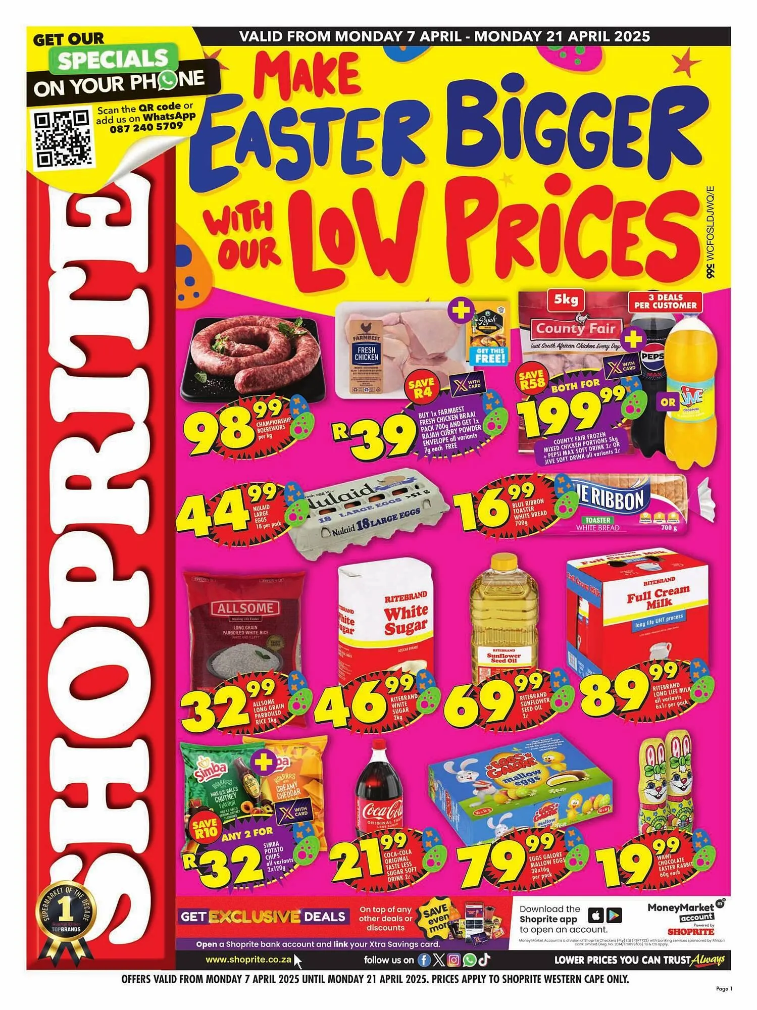 Shoprite catalogue from 7 April to 21 April 2025 - Catalogue Page 1