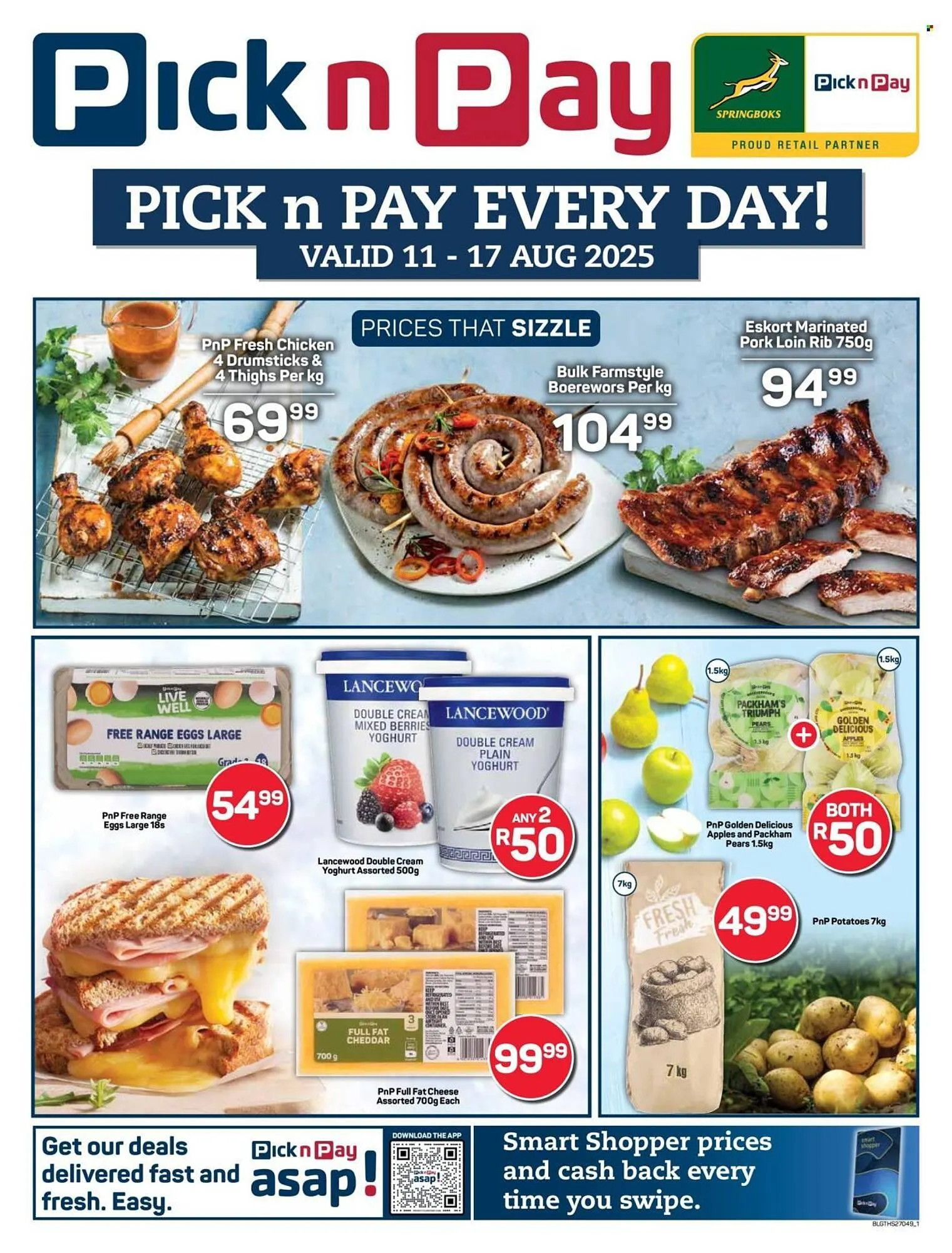 Pick n Pay catalogue from 11 August to 17 August 2025 - Catalogue Page 1