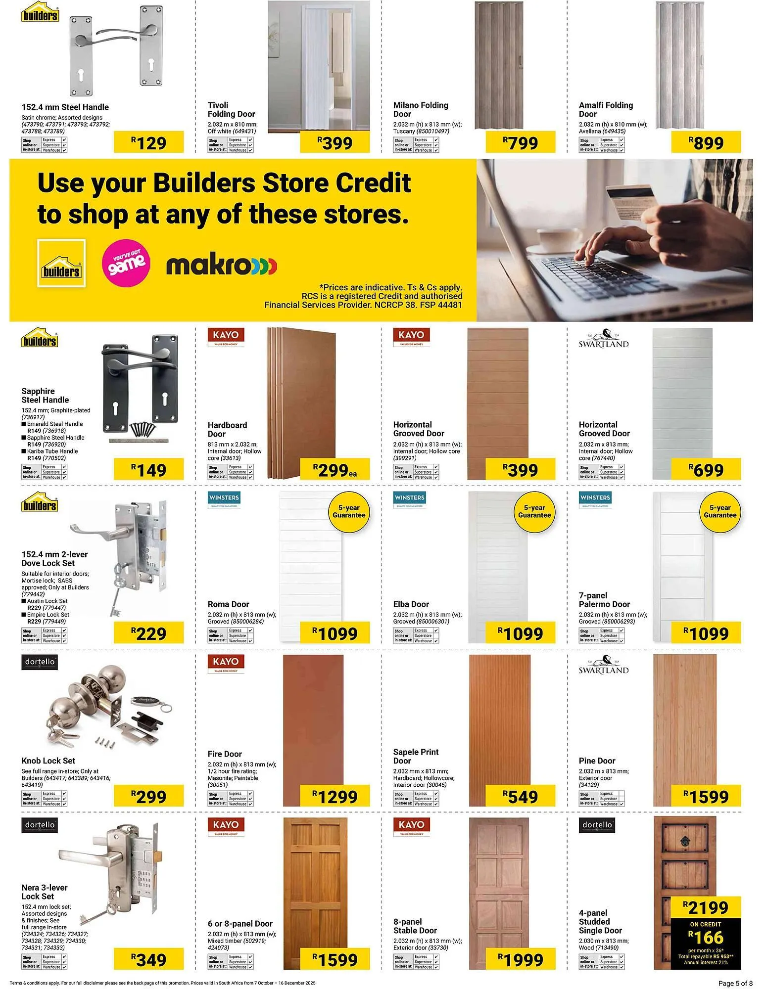 Builders Warehouse catalogue from 7 October to 16 December 2025 - Catalogue Page 4