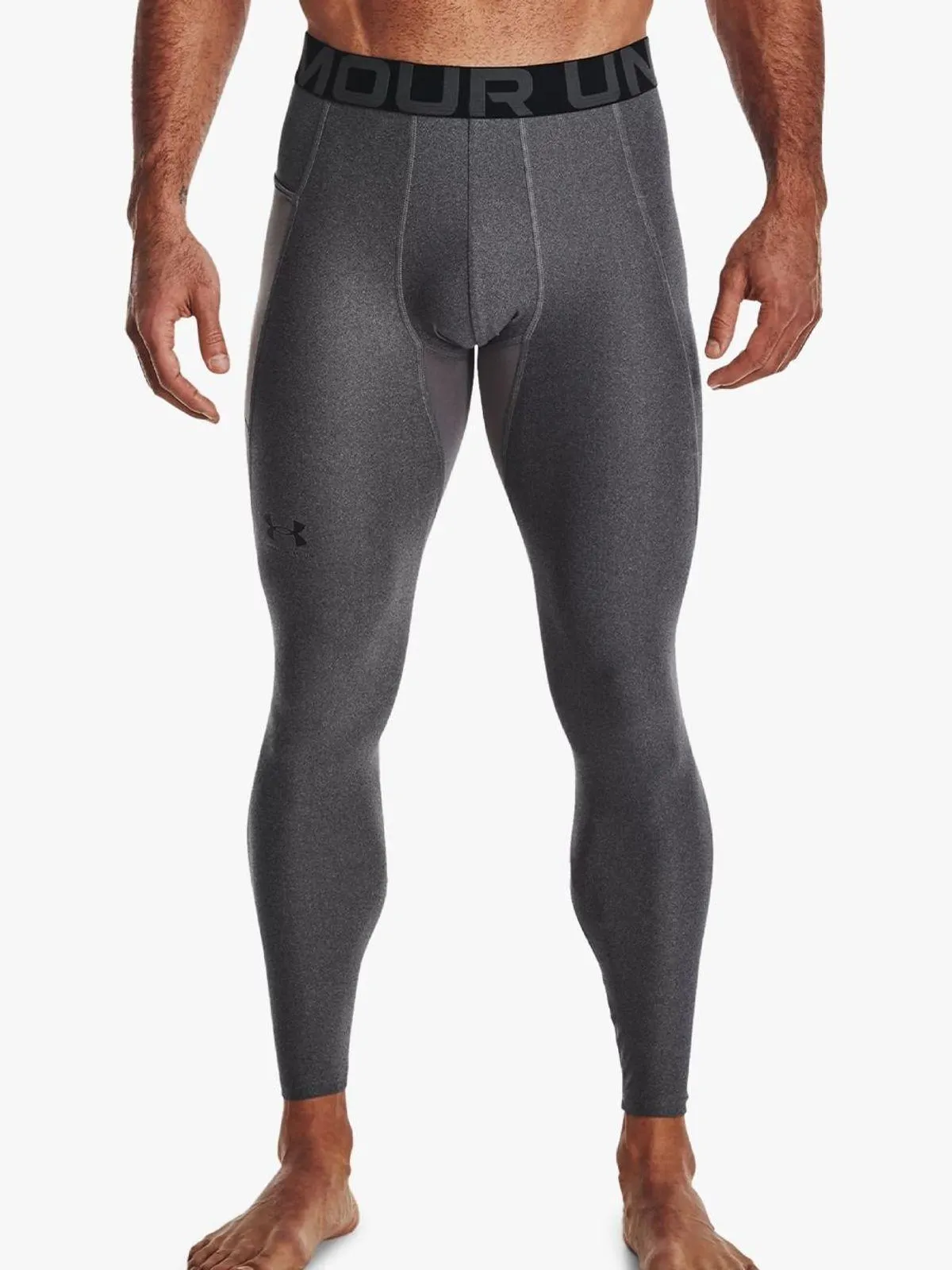 Under Armour Mens HeatGear Grey Leggings