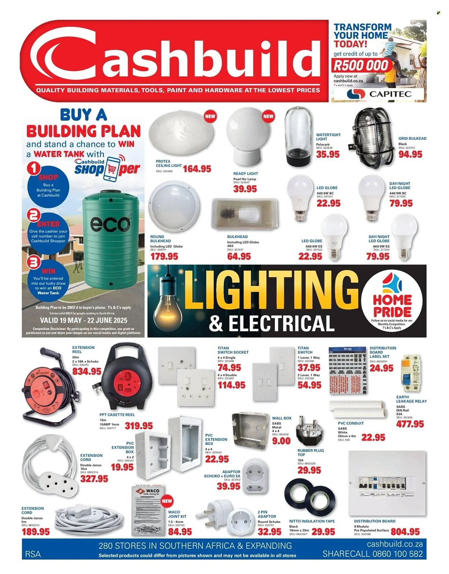 Cashbuild catalogue from 19 May to 22 June 2025 - Catalogue Page 1