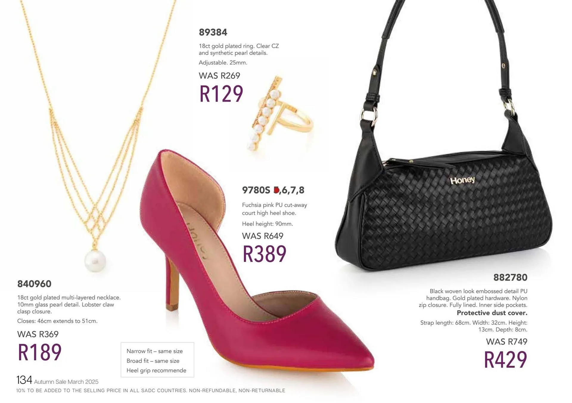 Honey Fashion Accessories catalogue from 2 July to 8 July 2025 - Catalogue Page 136