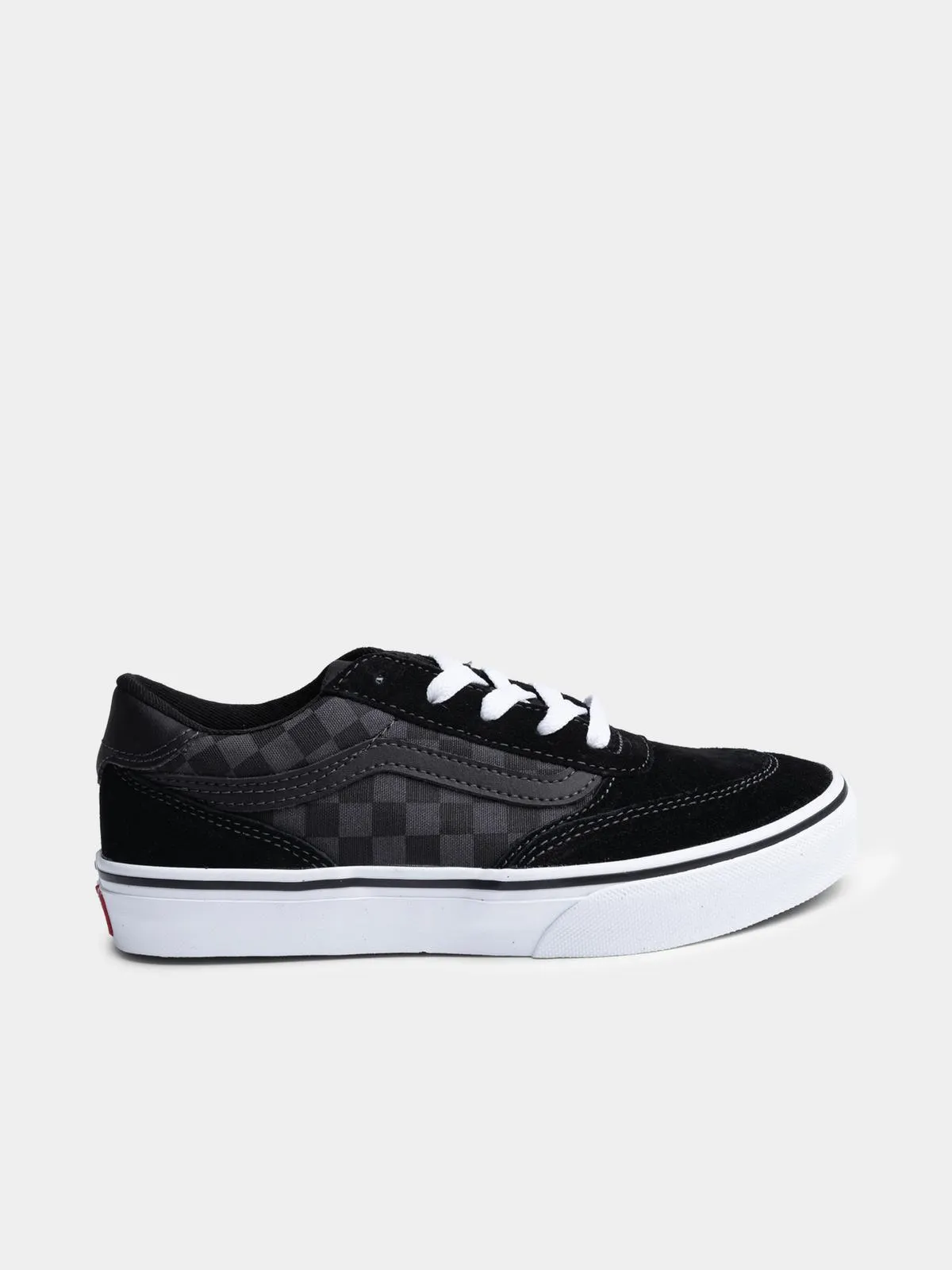 Junior Vans Brookyln LS Check Black/White Sneaker