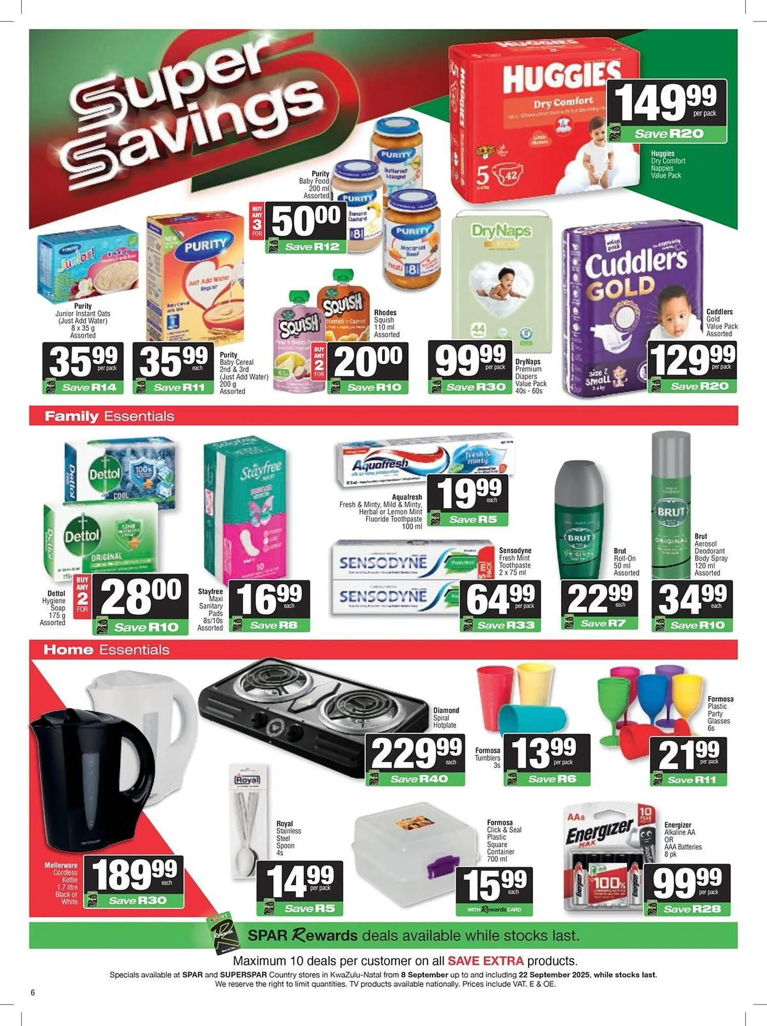 Spar catalogue from 8 September to 22 September 2025 - Catalogue Page 6