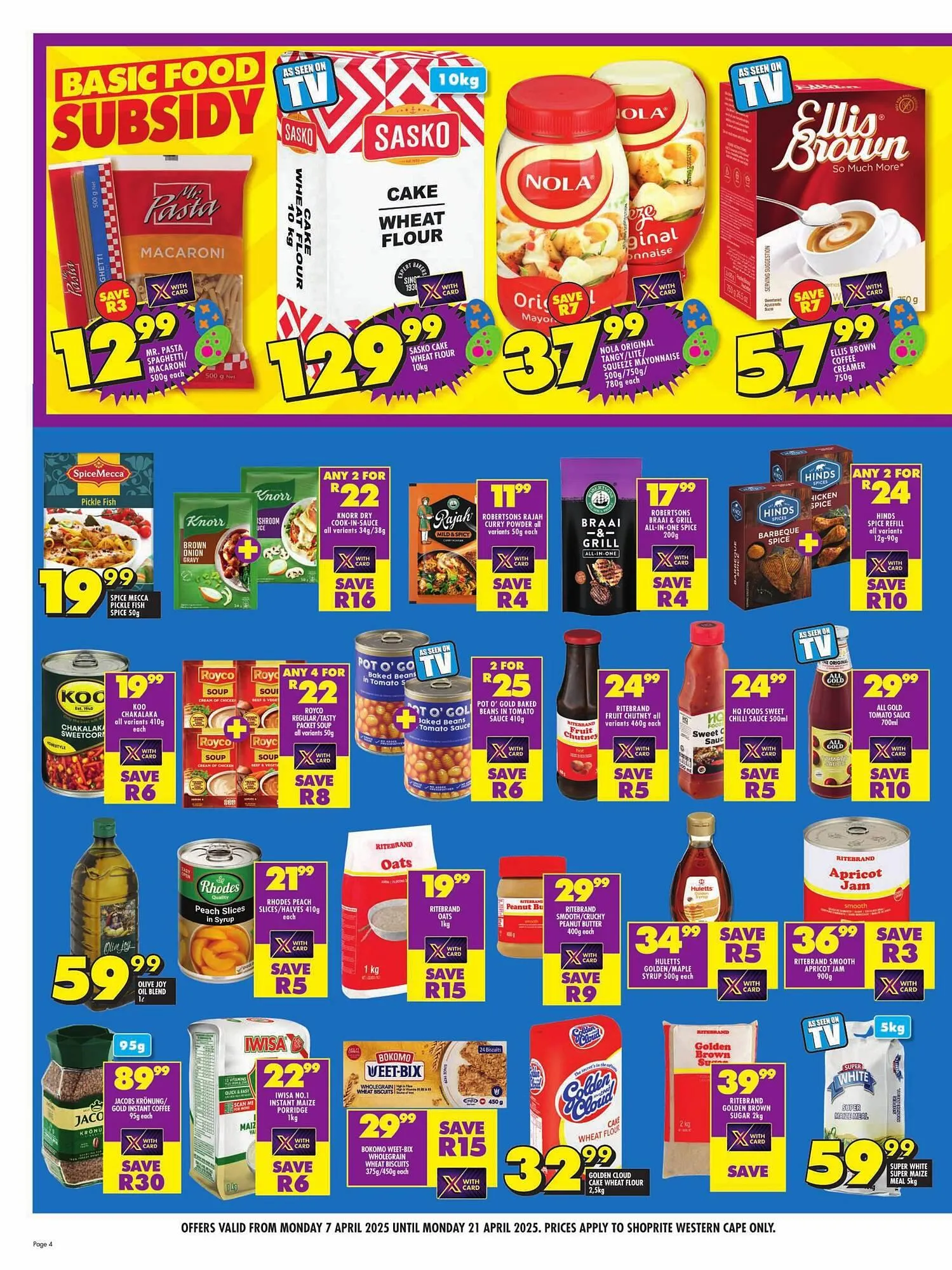 Shoprite catalogue from 7 April to 21 April 2025 - Catalogue Page 4