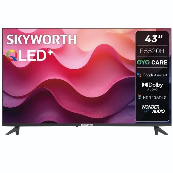 Skyworth 43" QLED 2K Google TV 43E5520H