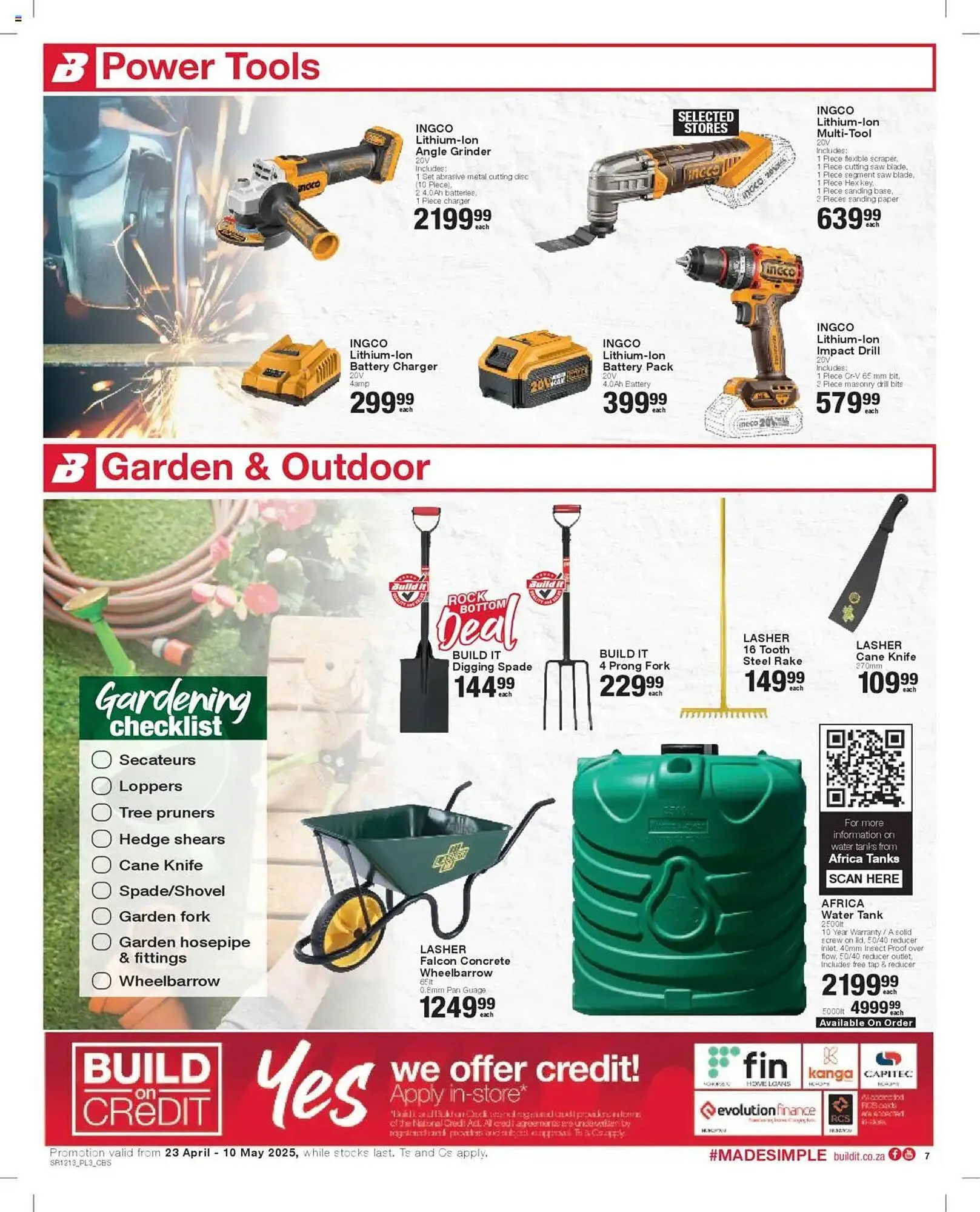 Build It catalogue from 23 April to 10 May 2025 - Catalogue Page 7