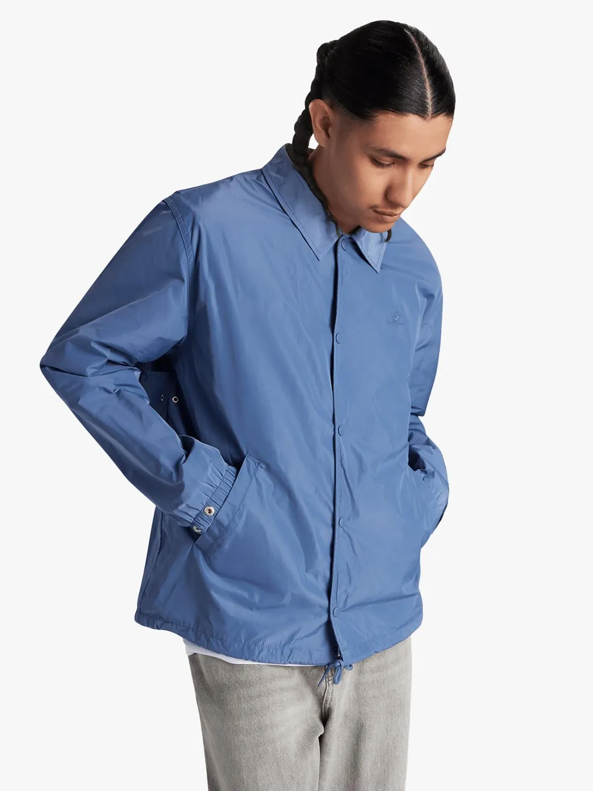Converse Men's Go-To Andover Blue Coach Jacket