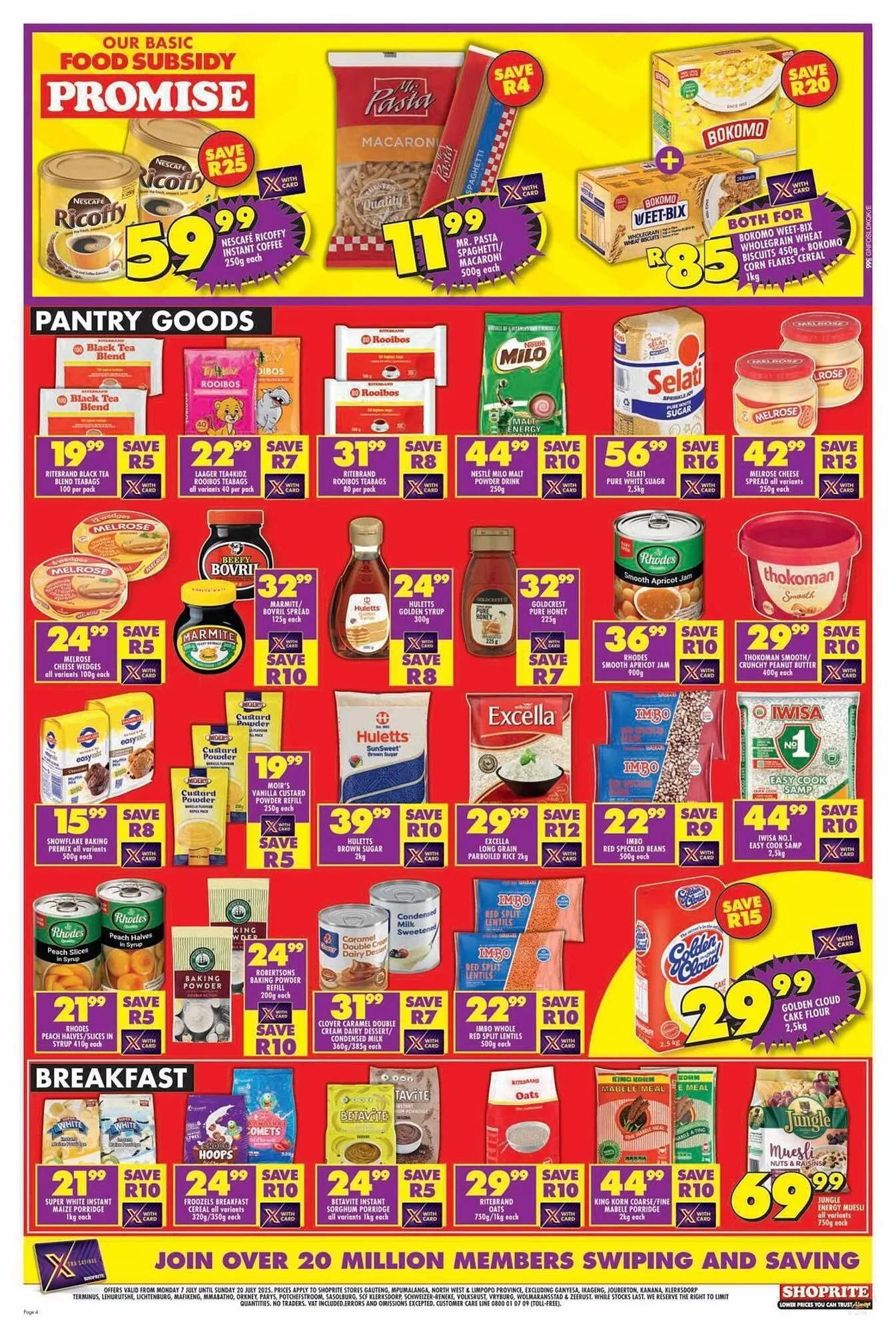 Shoprite catalogue from 7 July to 20 July 2025 - Catalogue Page 4