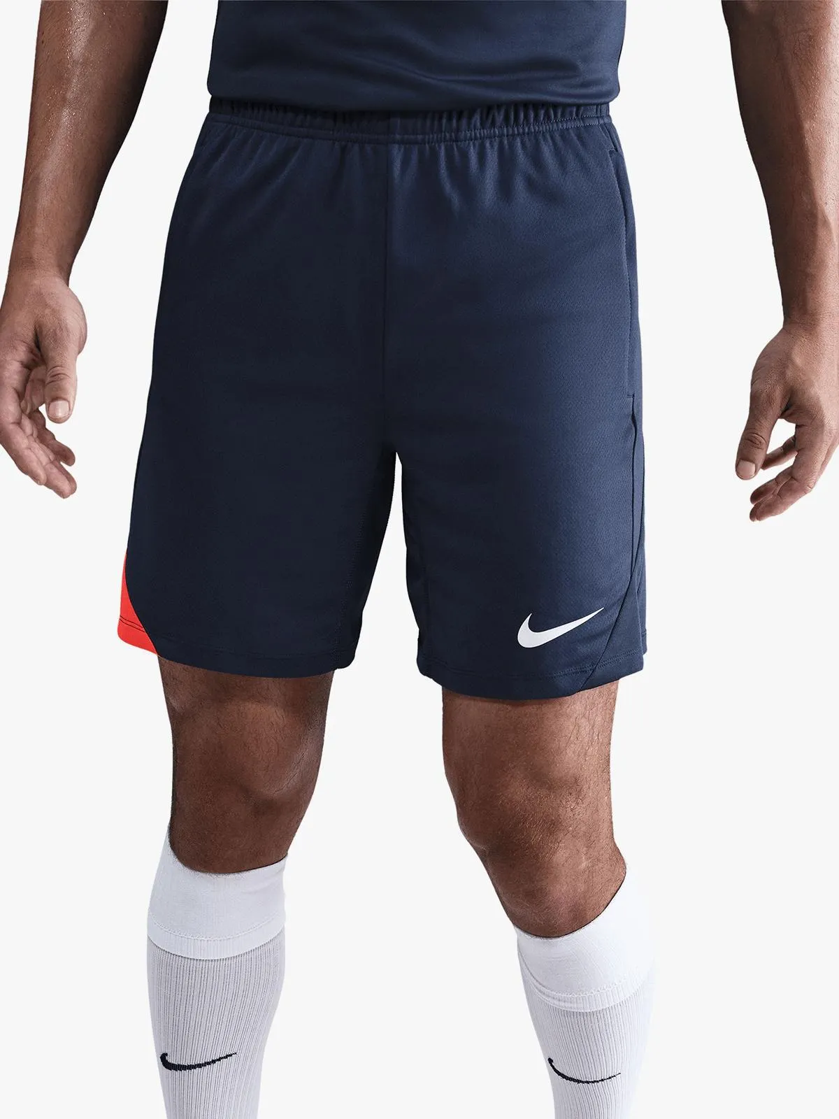 Nike Mens Strike Dri-Fit Blue/White Soccer Shorts