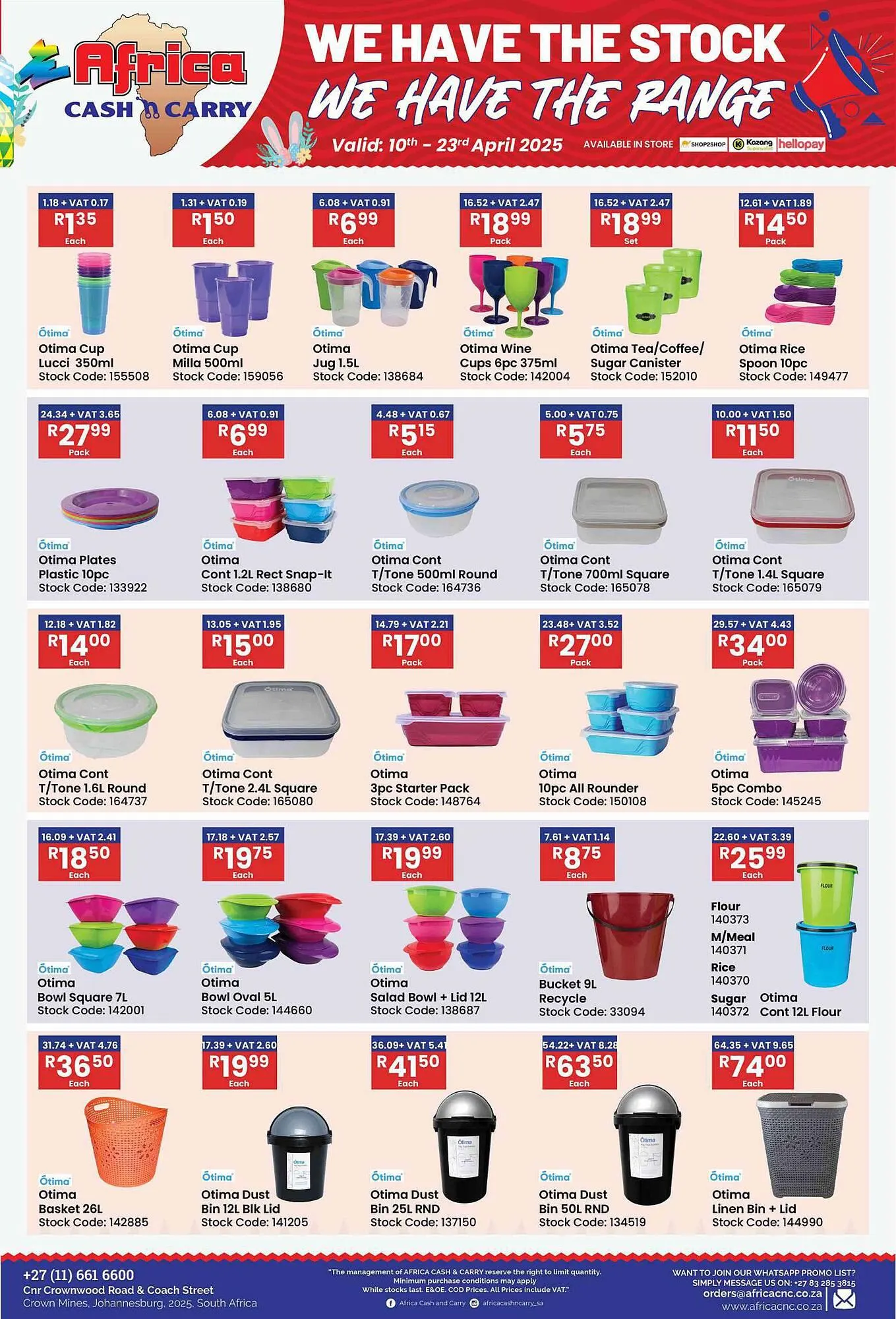 Africa Cash and Carry catalogue from 10 April to 23 April 2025 - Catalogue Page 12