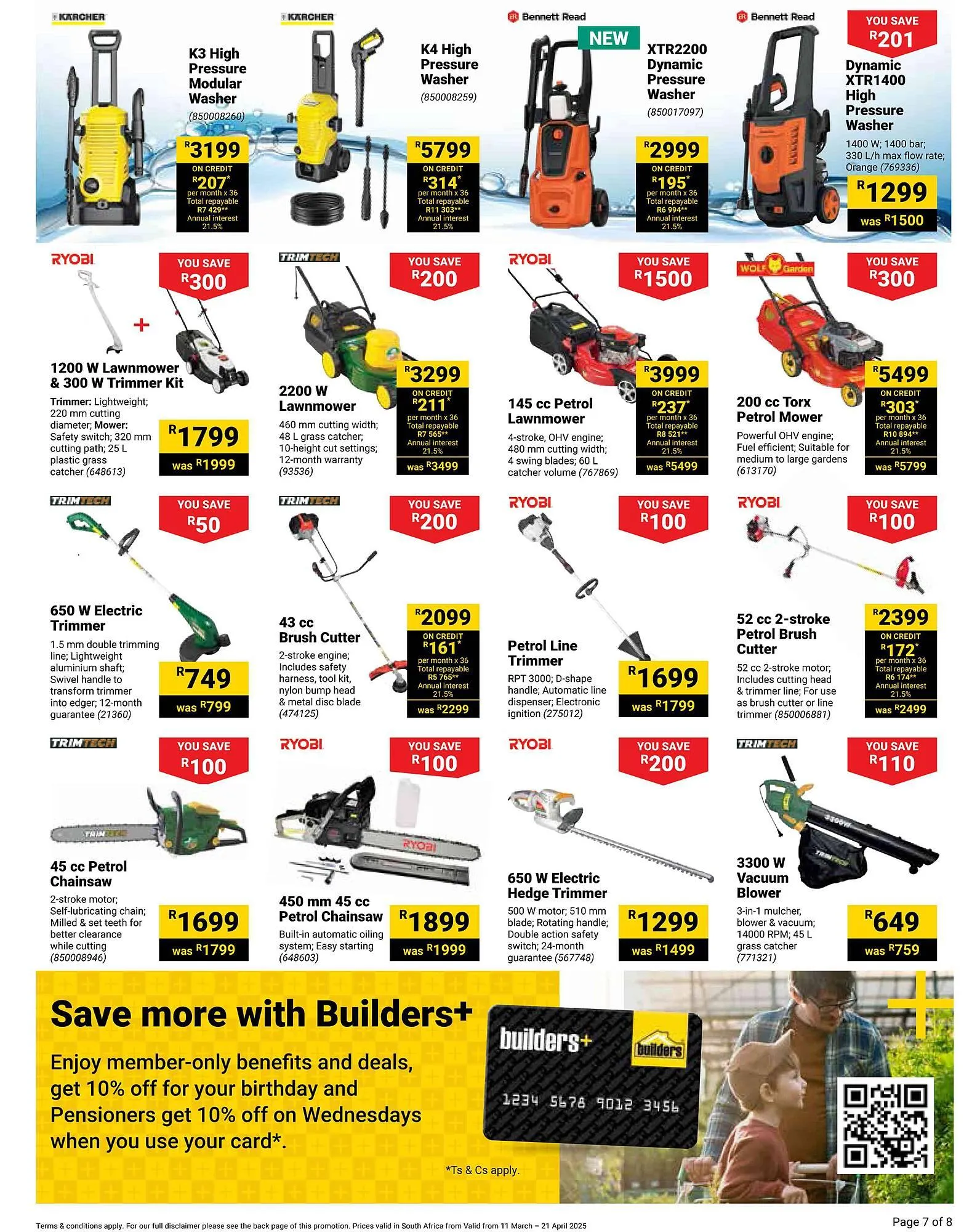 Builders Warehouse catalogue from 11 March to 21 April 2025 - Catalogue Page 7