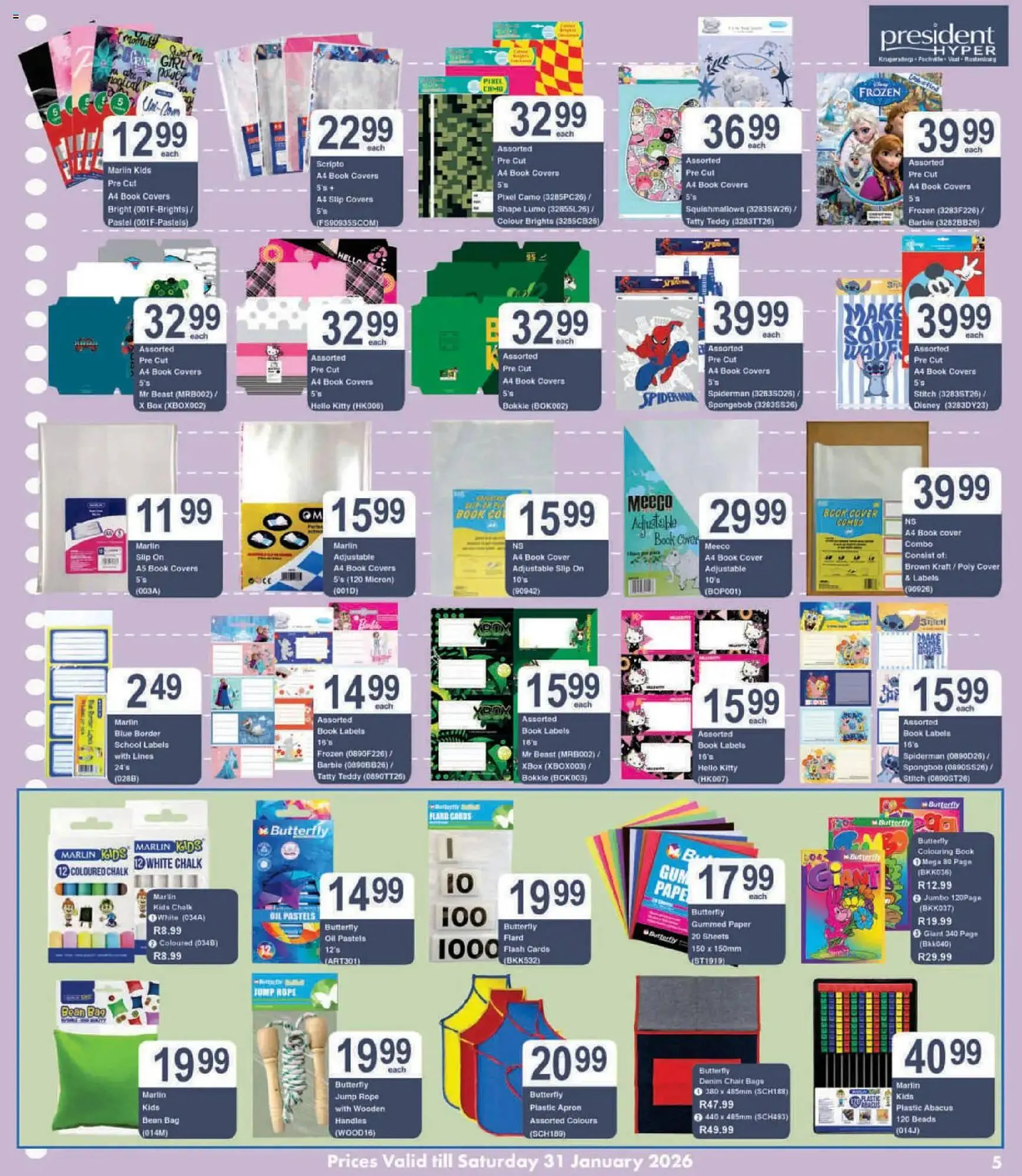 President Hyper catalogue from 28 December to 31 January 2026 - Catalogue Page 5