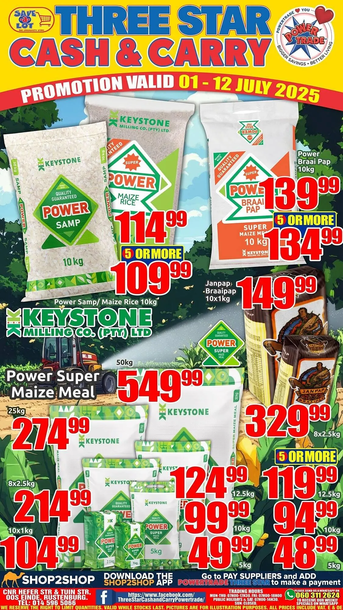 Three Star Cash and Carry catalogue from 1 July to 12 July 2025 - Catalogue Page 1