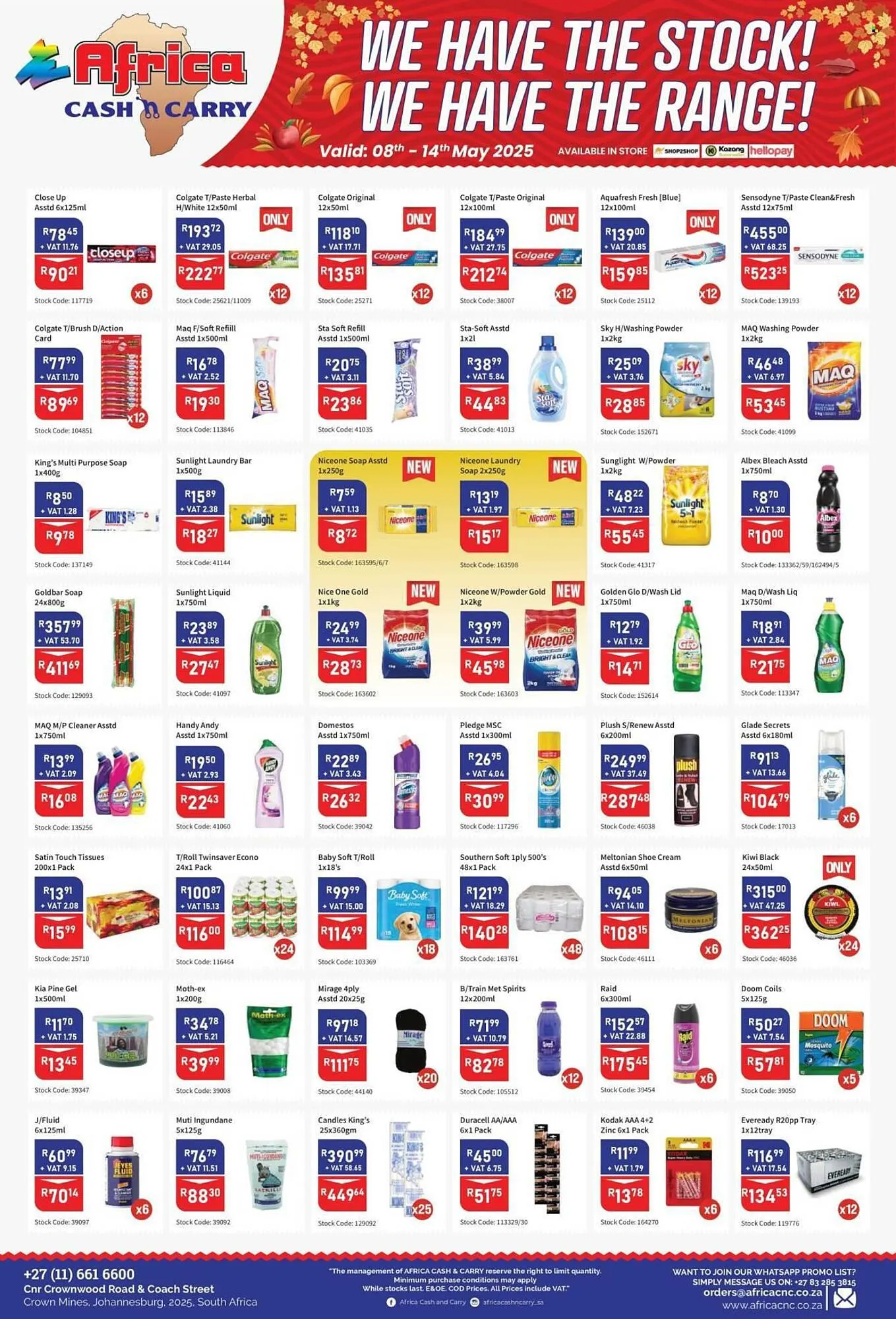Africa Cash and Carry catalogue from 8 May to 14 May 2025 - Catalogue Page 6