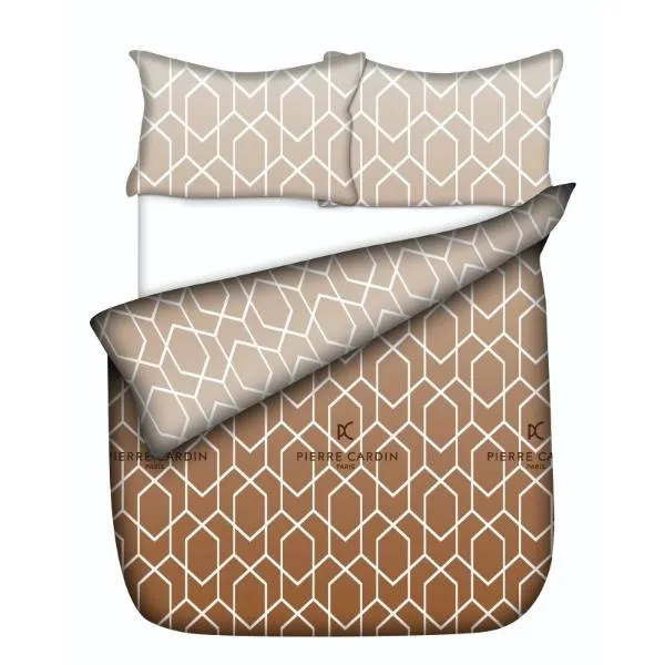 PC Micro Fibre 152cm Queen Comforter Set Trellis/Cornerstone