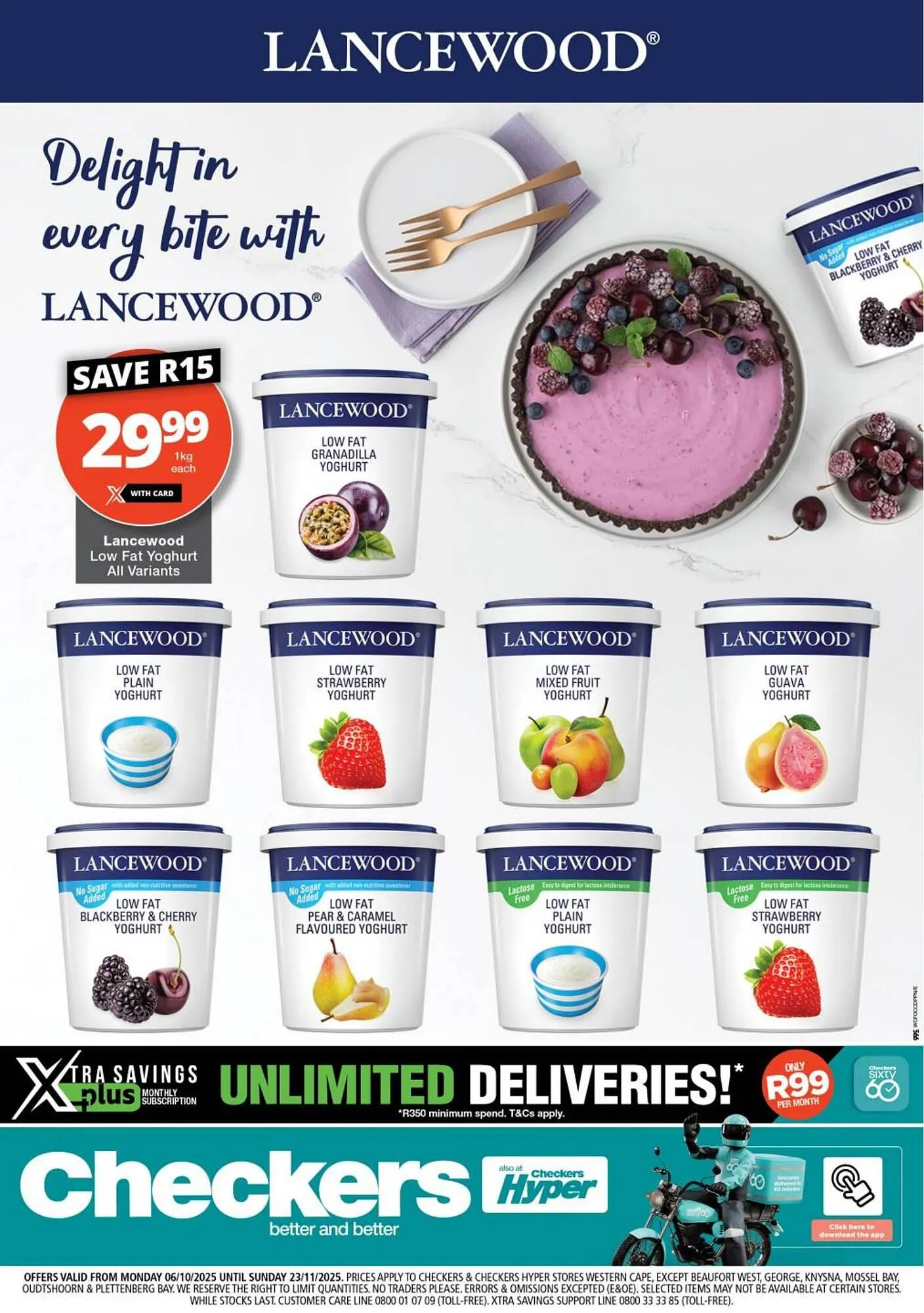 Checkers catalogue from 6 October to 23 November 2025 - Catalogue Page 1