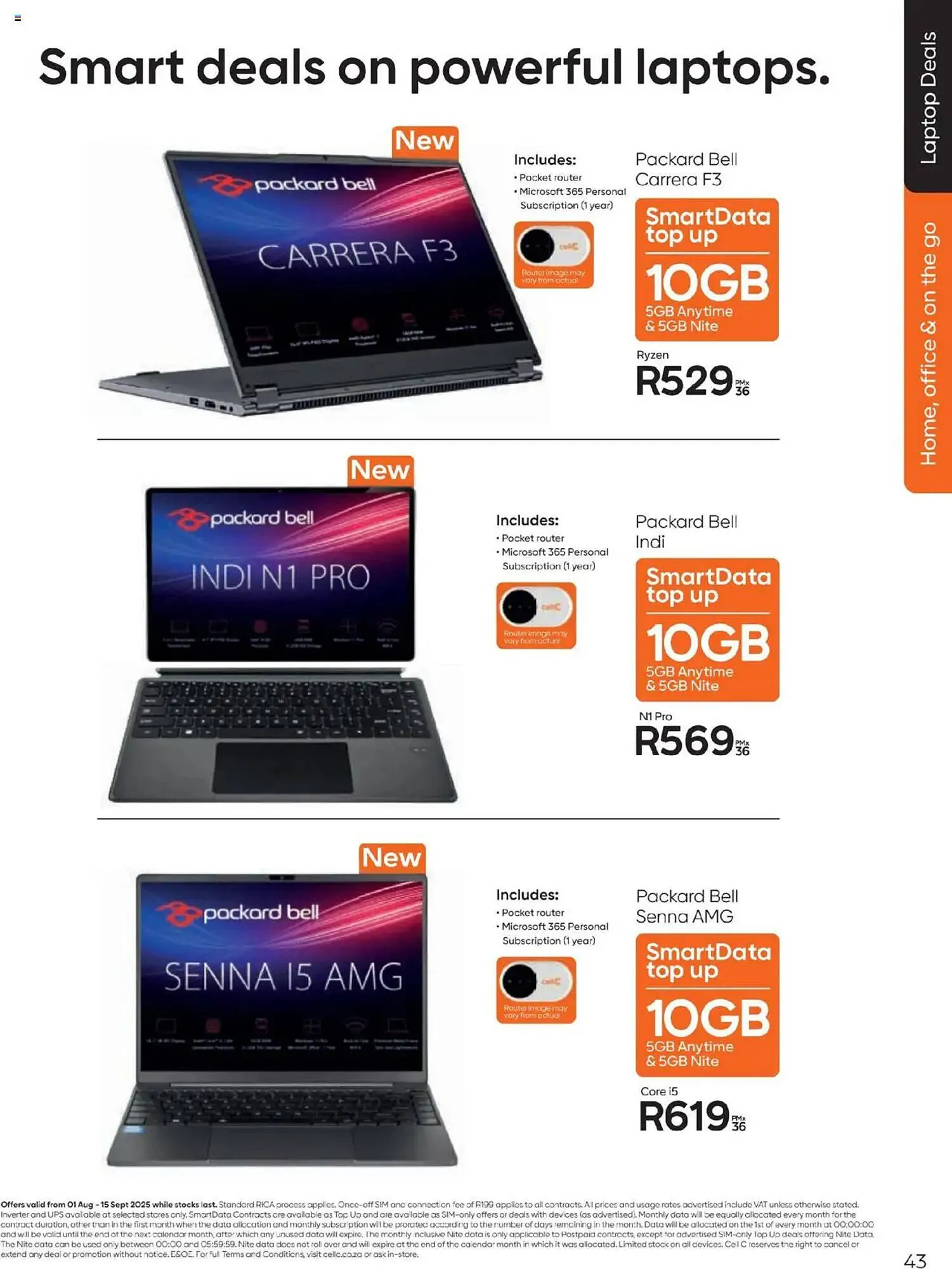 Cell C catalogue from 1 August to 15 September 2025 - Catalogue Page 43