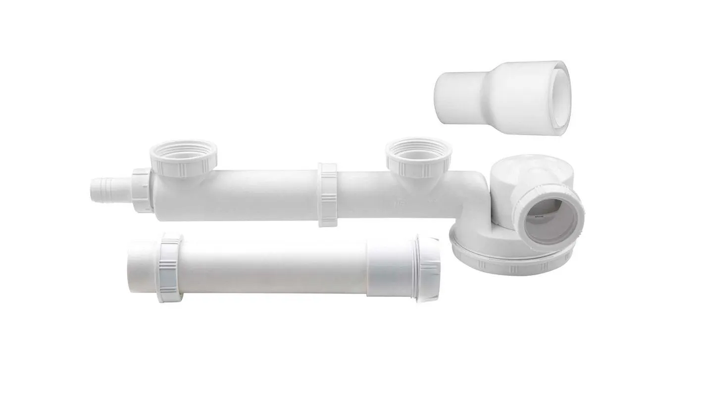 Wirquin E Space Double Sink Waste Trap & Extension