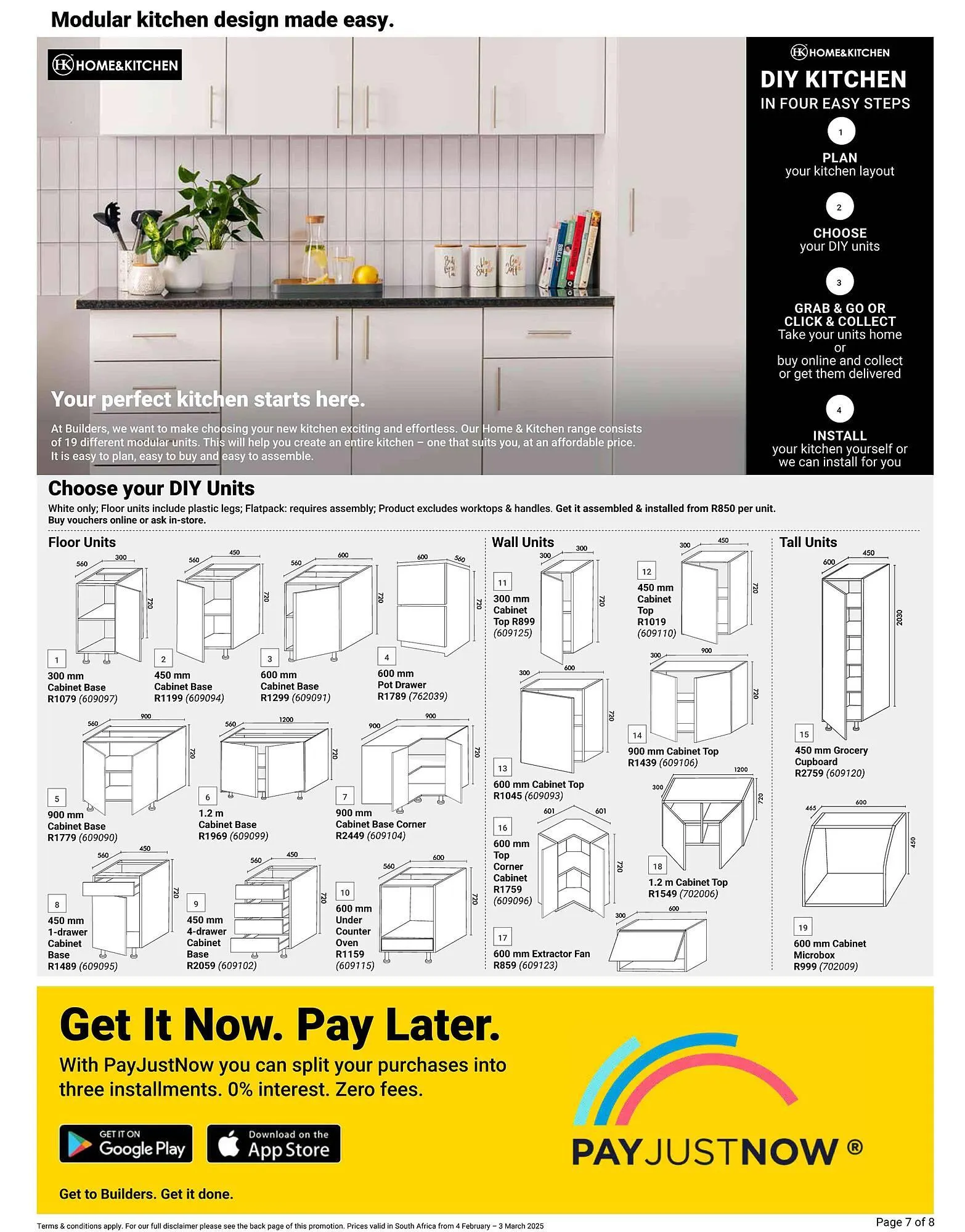 Builders Warehouse catalogue from 4 February to 3 March 2025 - Catalogue Page 7
