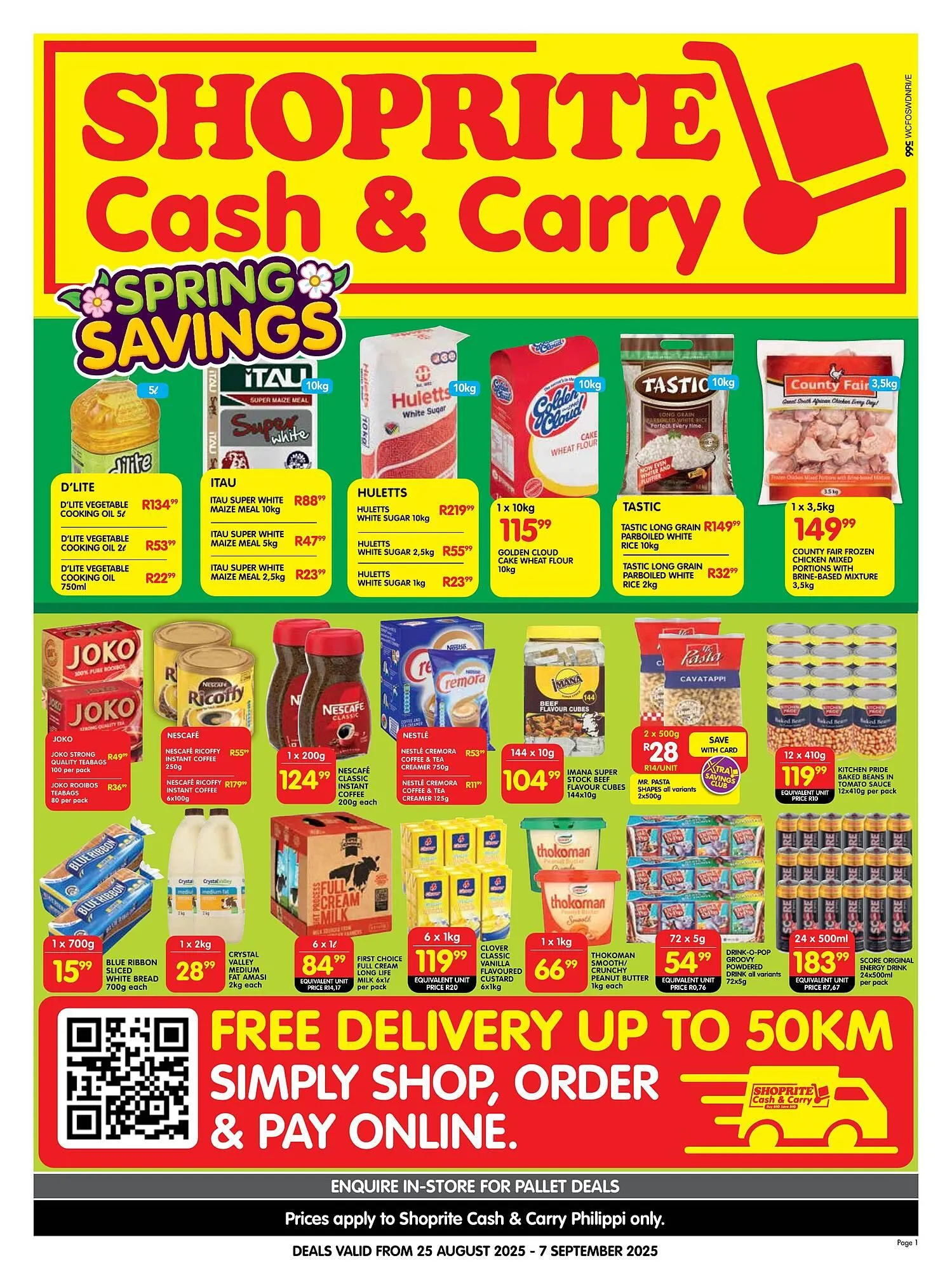 Shoprite catalogue from 25 August to 7 September 2025 - Catalogue Page 1
