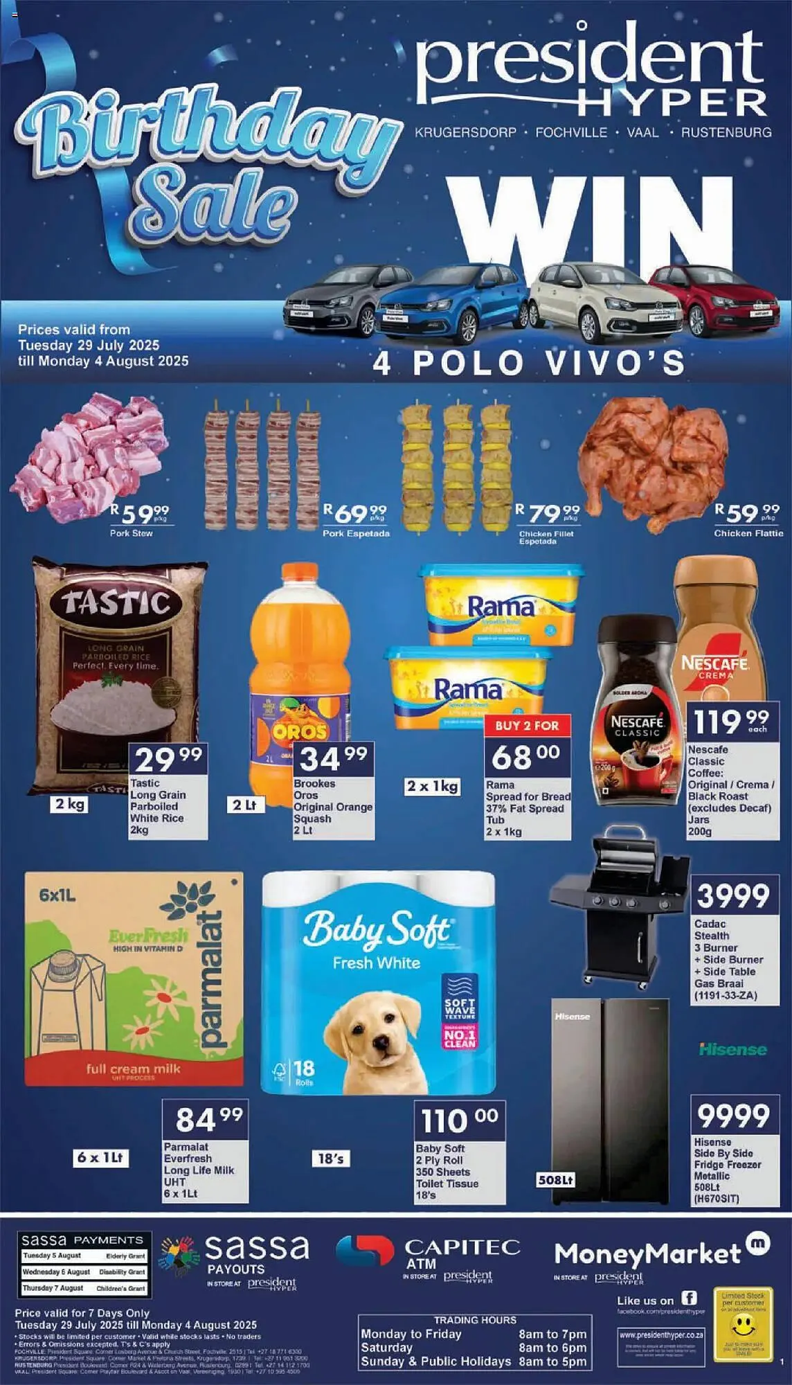 President Hyper catalogue from 29 July to 4 August 2025 - Catalogue Page 1