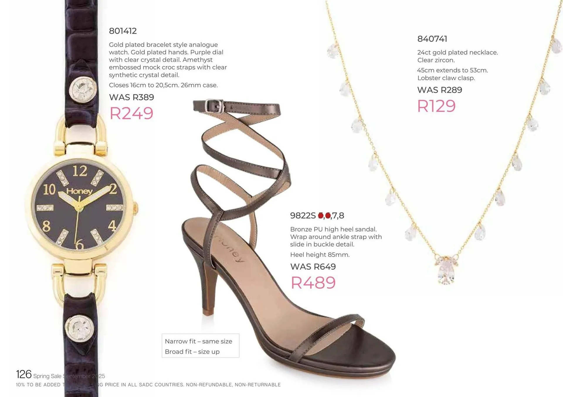 Honey Fashion Accessories catalogue from 3 September to 30 September 2025 - Catalogue Page 128