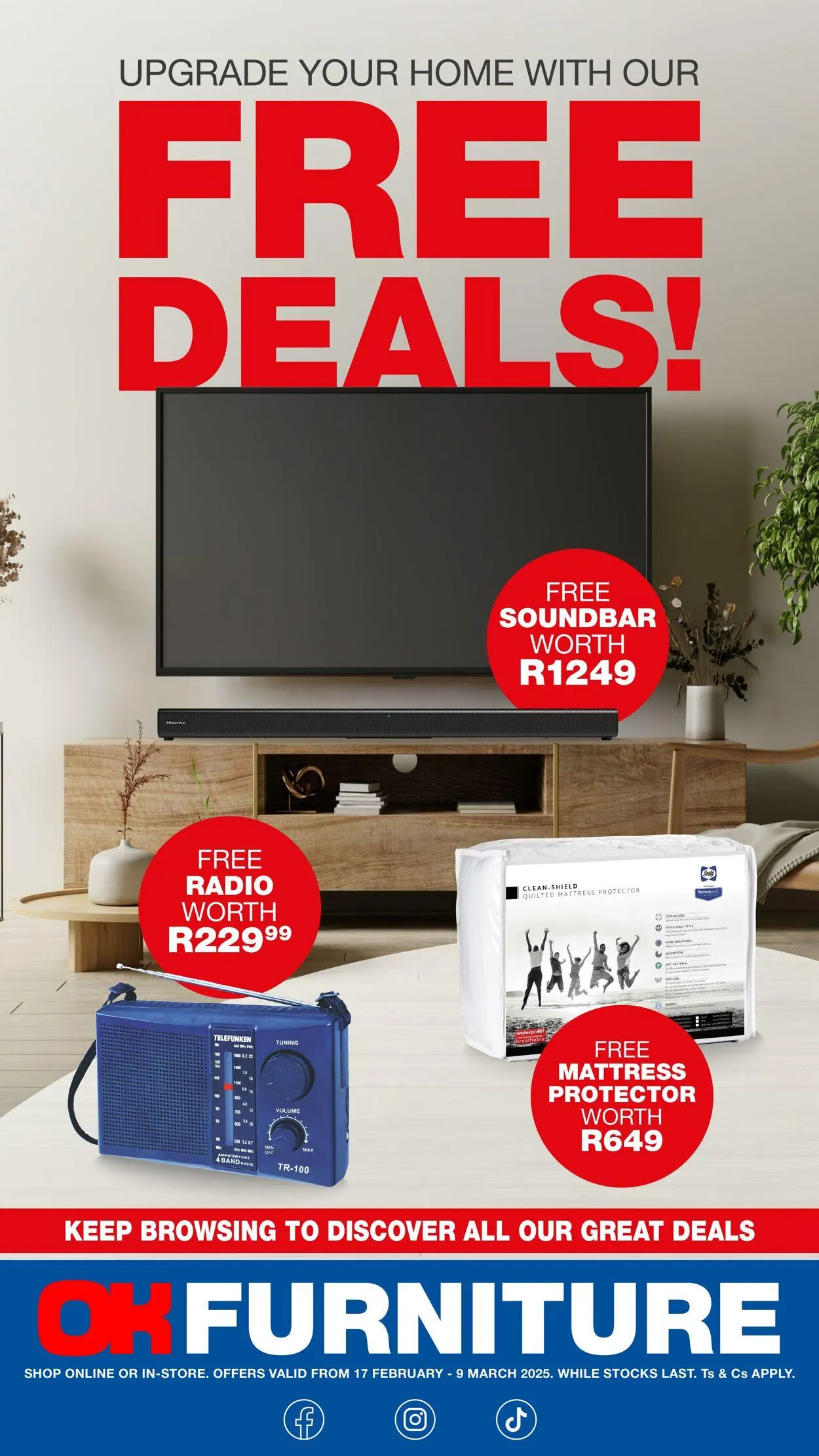 OK Furniture Current catalogue from 23 March to 6 April 2025 - Catalogue Page 1