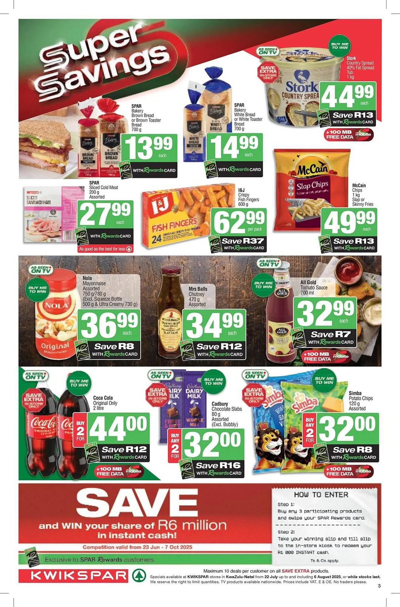 KwikSpar catalogue from 24 July to 6 August 2025 - Catalogue Page 3