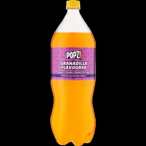 Popz Granadilla Flavoured Soft Drink 2L