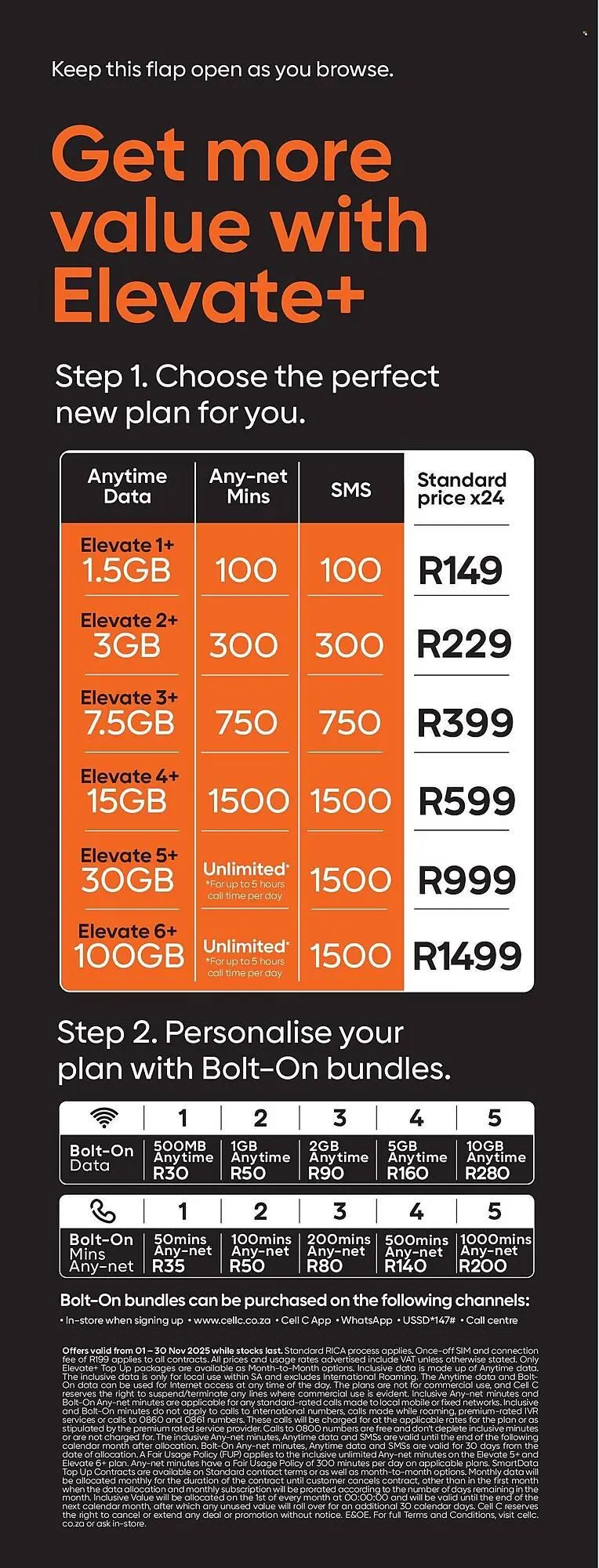 Cell C catalogue from 1 November to 30 November 2025 - Catalogue Page 3