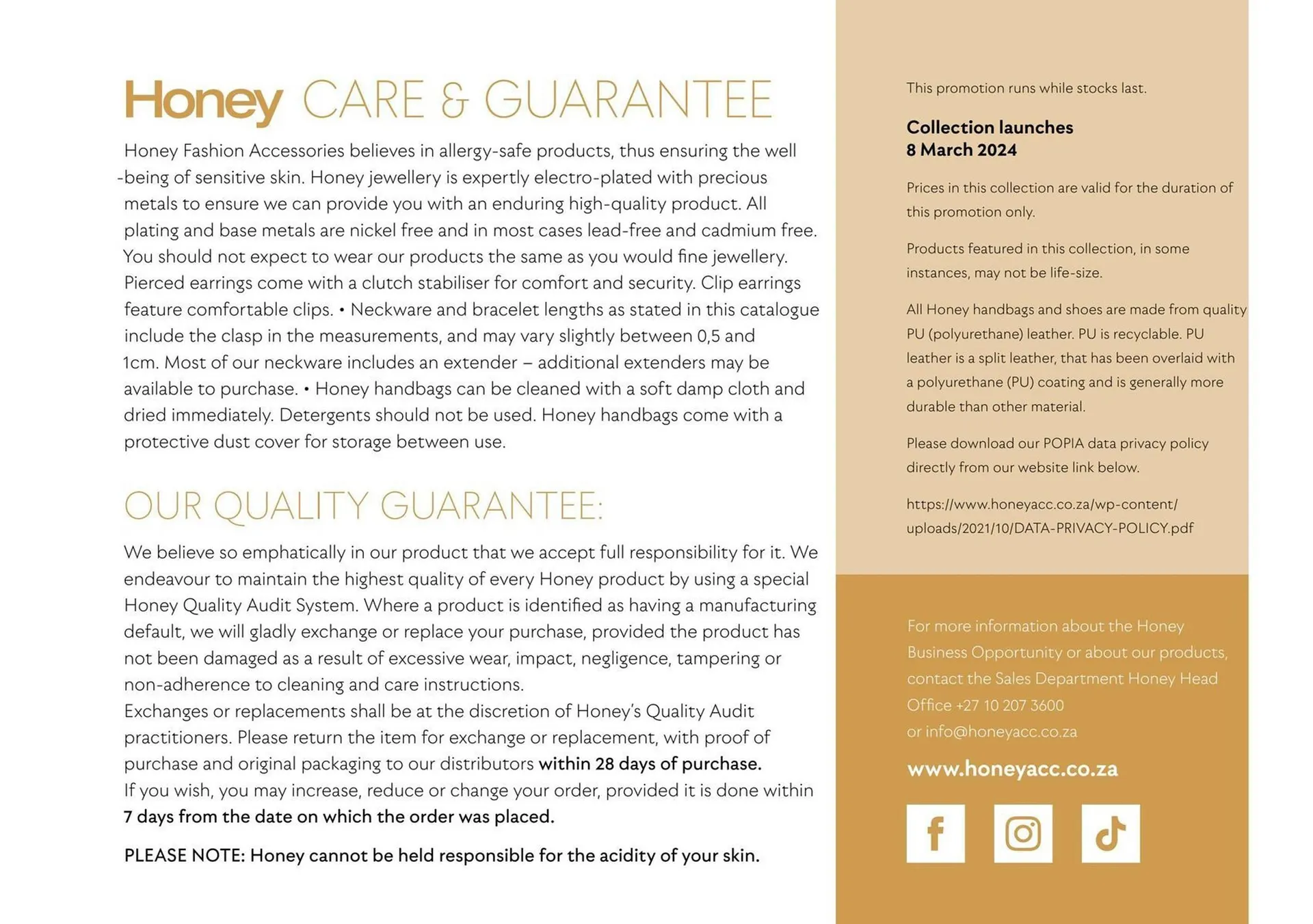 Honey Fashion Accessories catalogue from 29 March to 30 April 2024 - Catalogue Page 85