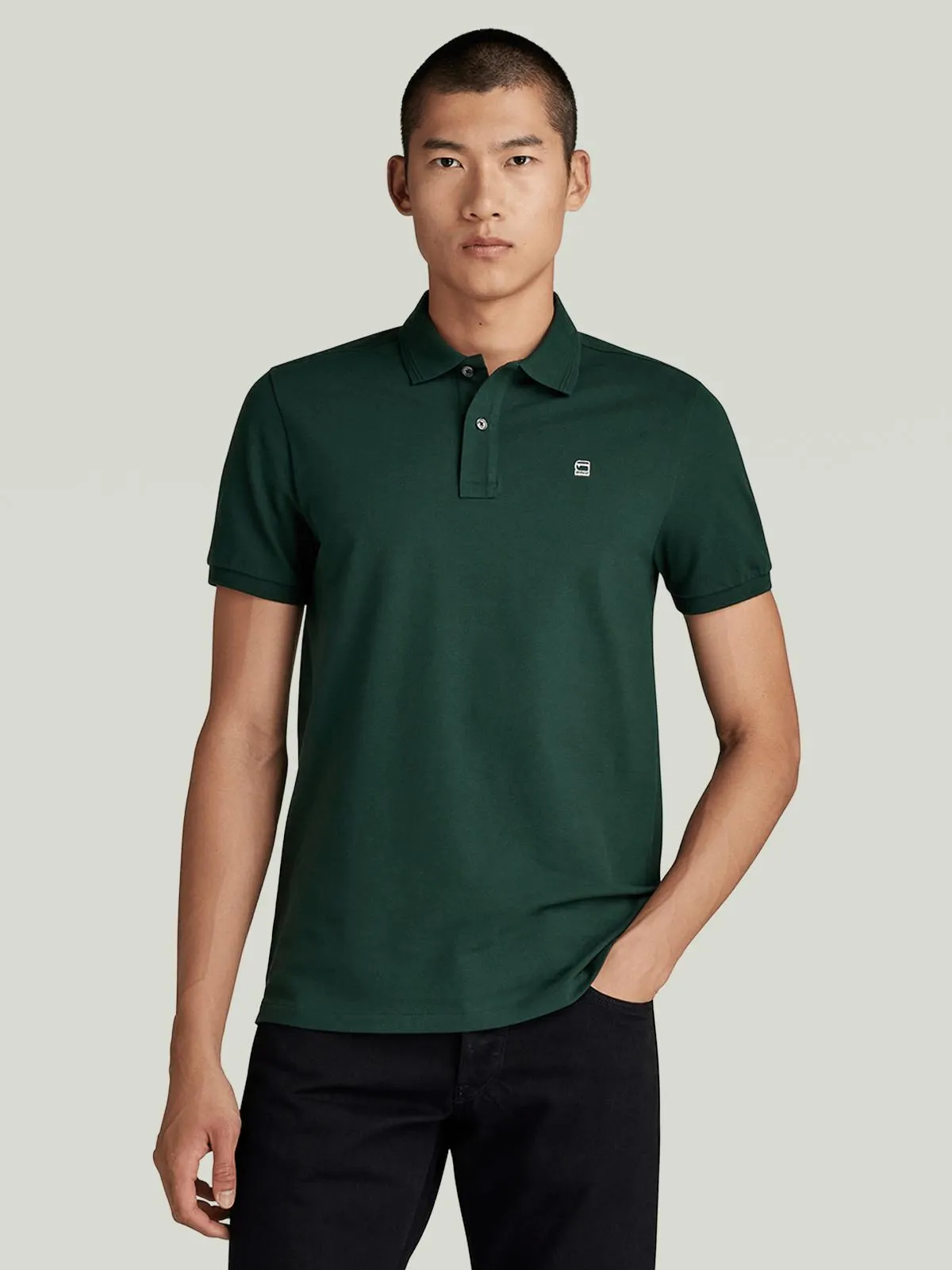 G-Star Men's Dunda Slim Green Polo