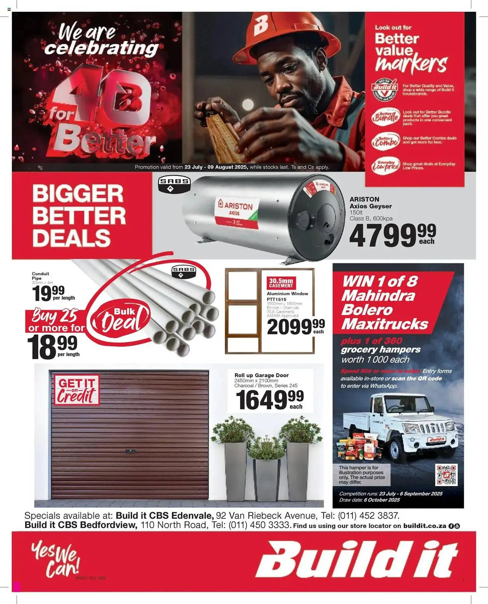 Build It catalogue from 23 July to 6 September 2025 - Catalogue Page 1