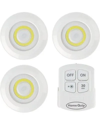 Leisurequip COB LED Round Lights (3 Pack)