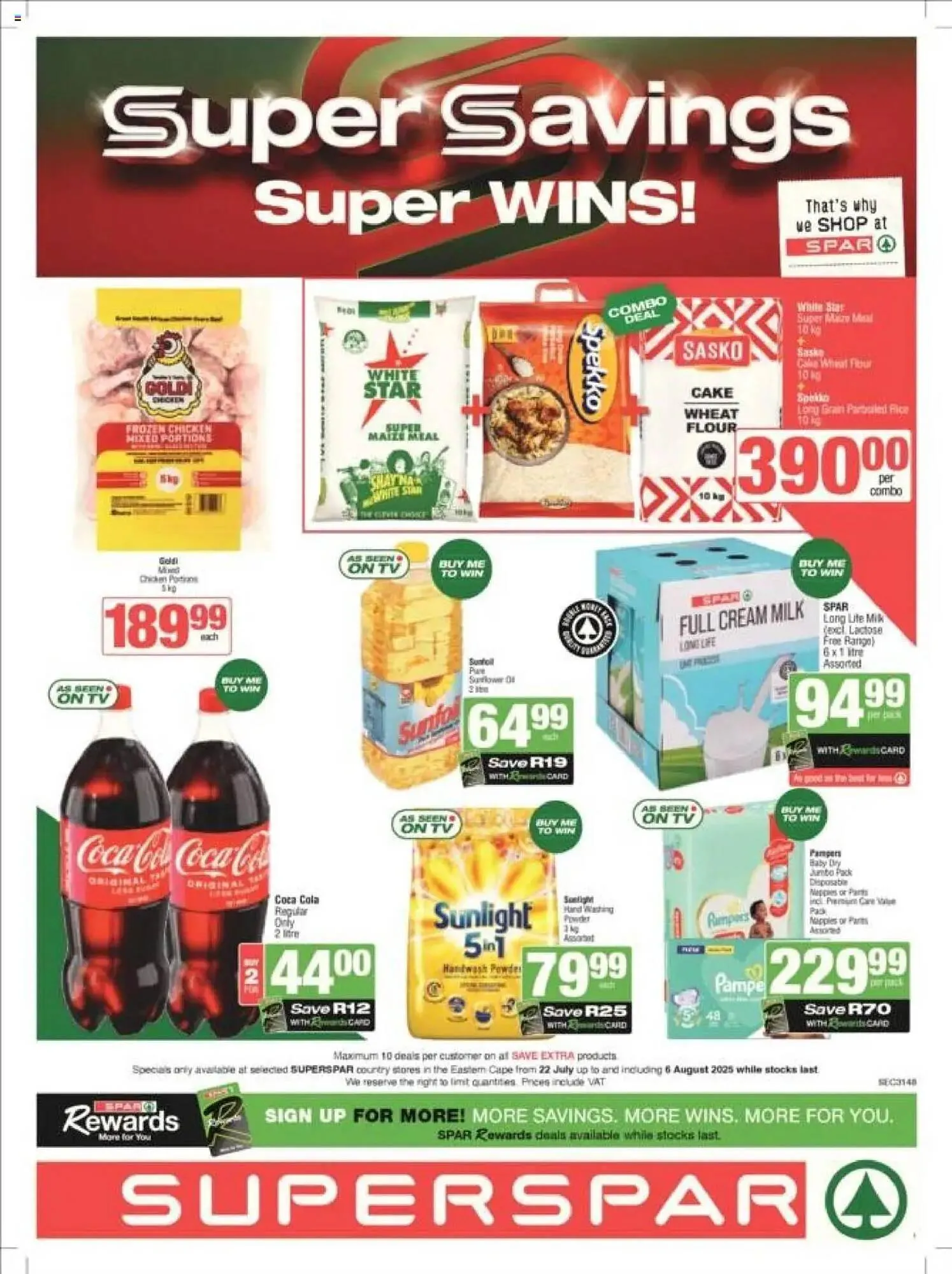 Spar catalogue from 22 July to 6 August 2025 - Catalogue Page 1
