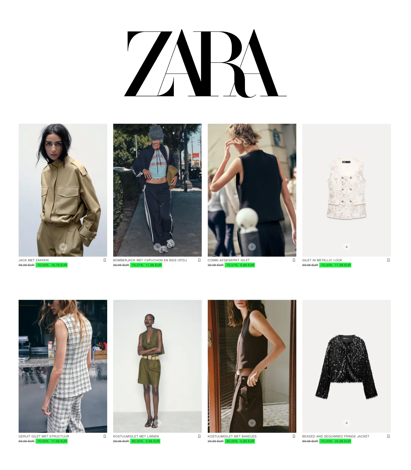 Speciale promoties van ZARA van 29 januari tot 19 februari 2025 - folder pagina 2