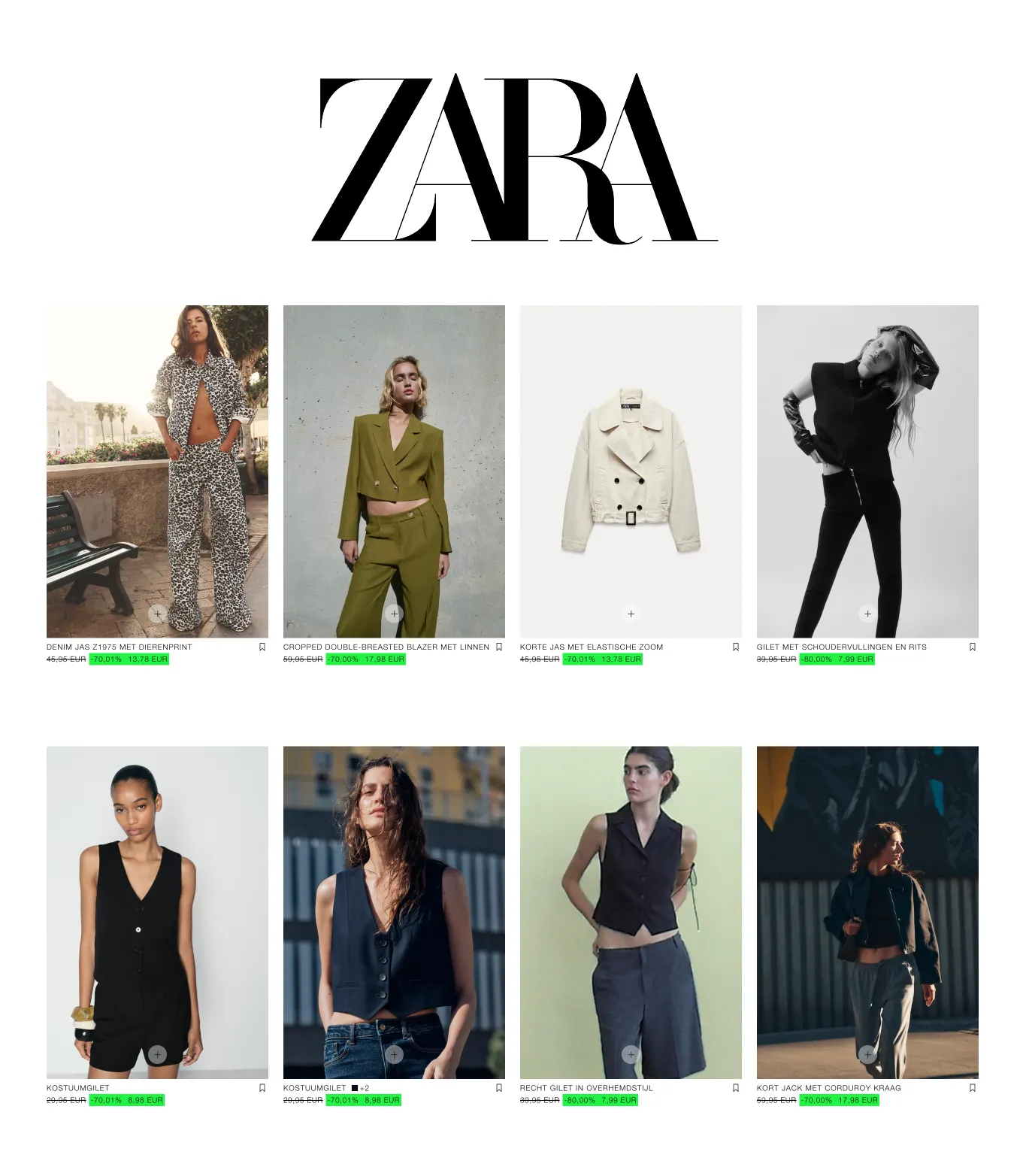 Speciale promoties van ZARA van 29 januari tot 19 februari 2025 - folder pagina 3