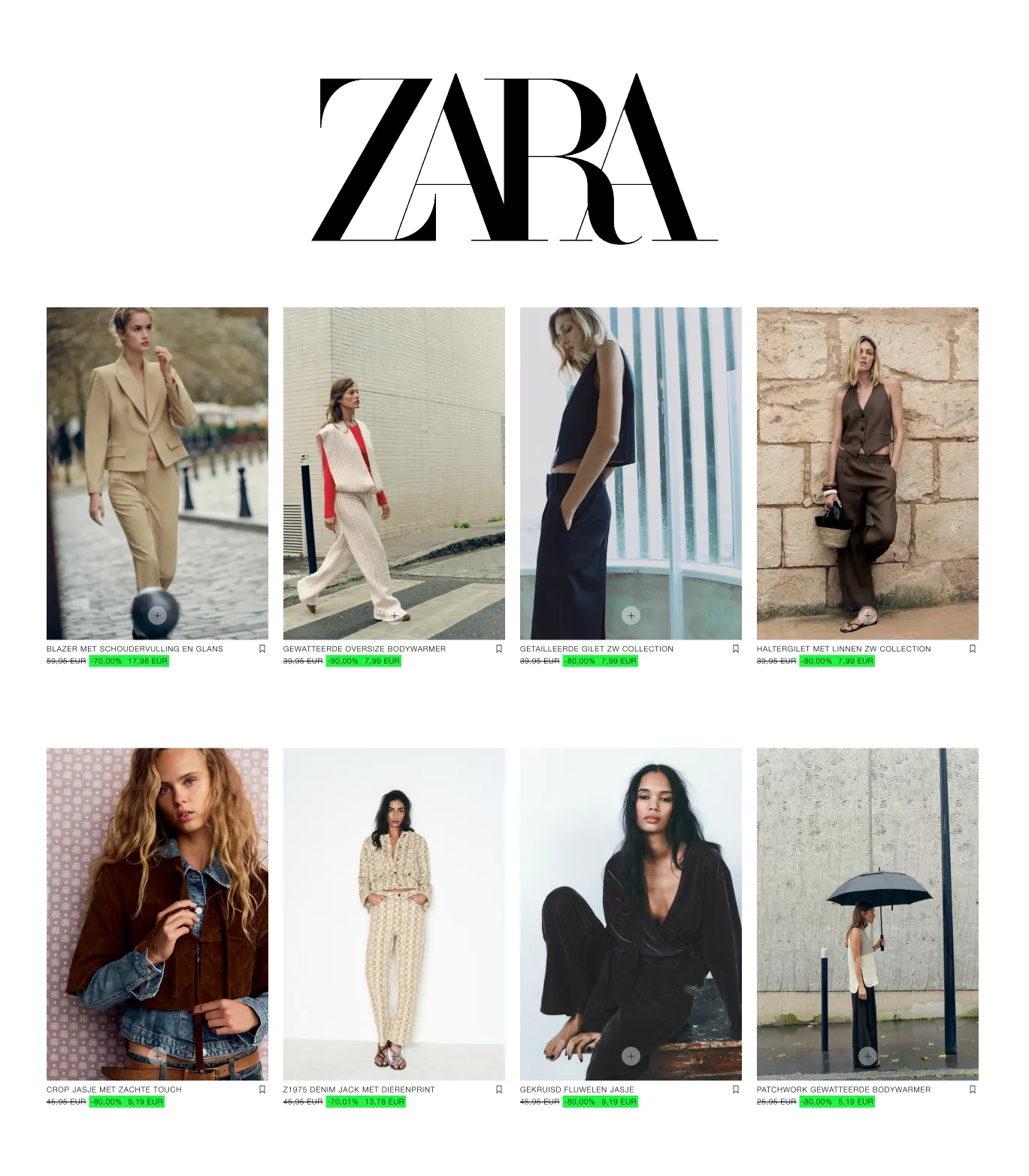 Speciale promoties van ZARA van 29 januari tot 19 februari 2025 - folder pagina 4