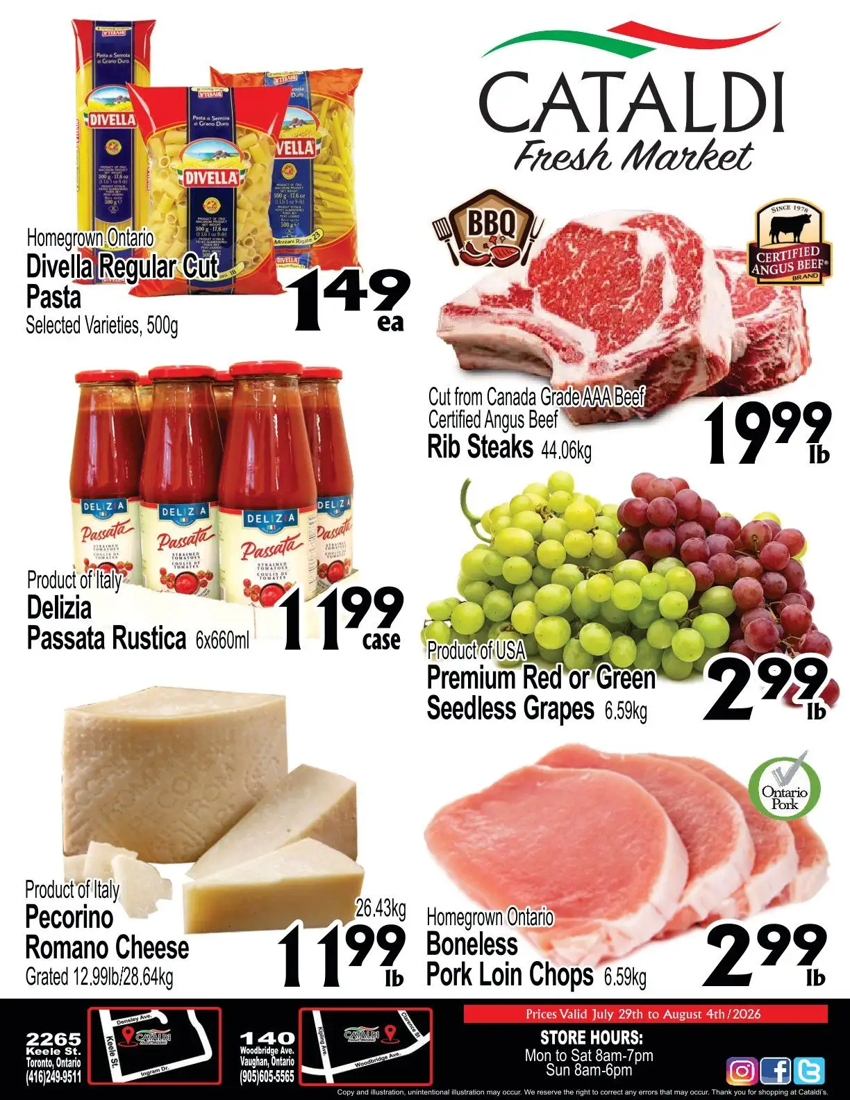  Cataldi Fresh Market Sales from July 29 to August 4 2026 - flyer page 